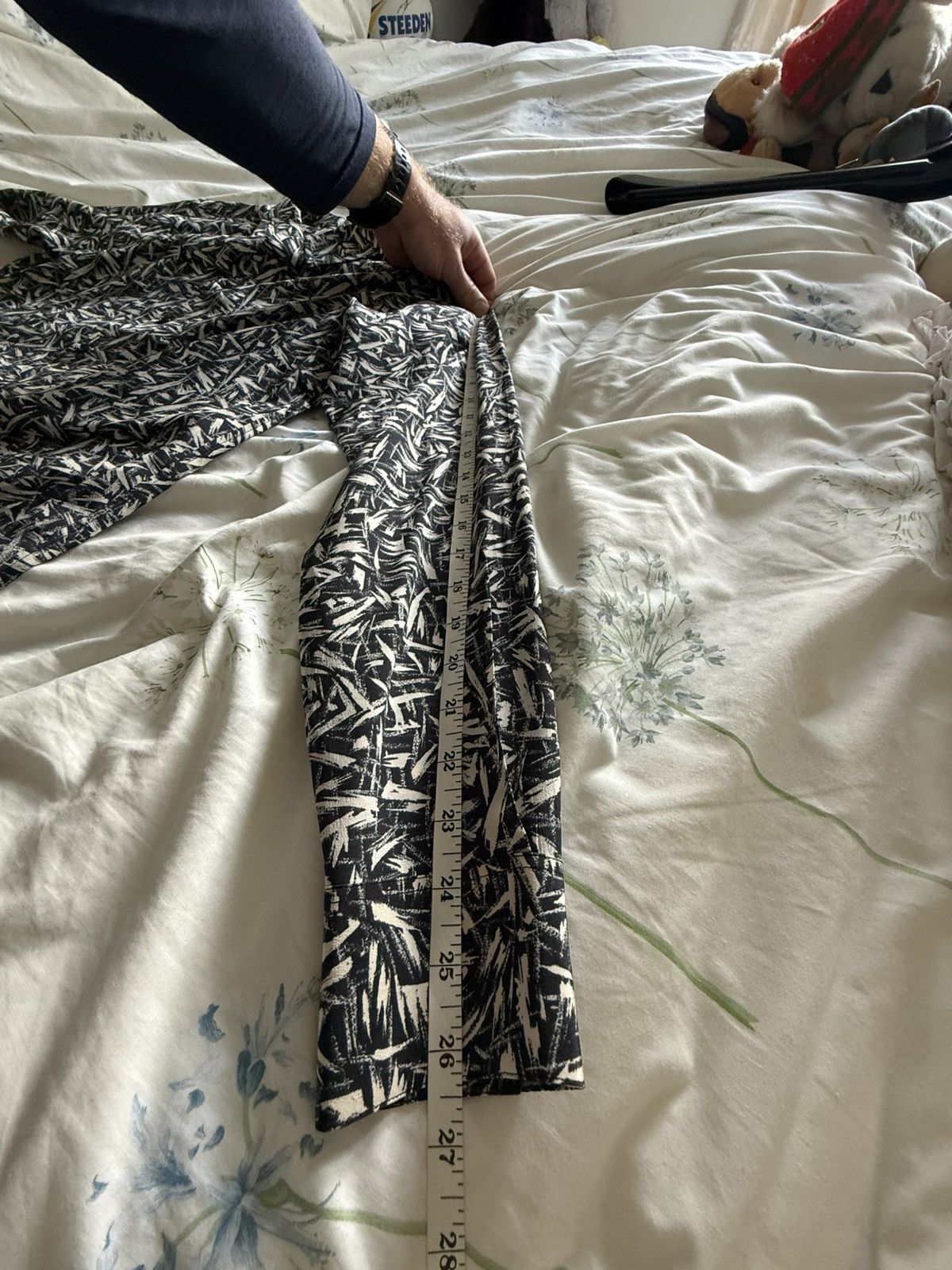 Saint Laurent Paris SS14 Saint Laurent Black white Brush squiggle silk shirt Size US M / EU 48-50 / 2 - 7 Thumbnail