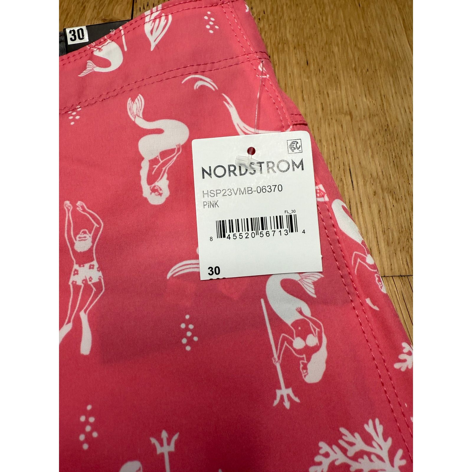 Hurley NWT Hurley Men's Deep Sea 20" Pink Swim Board Shorts Size US 30 / EU 46 - 3 Thumbnail