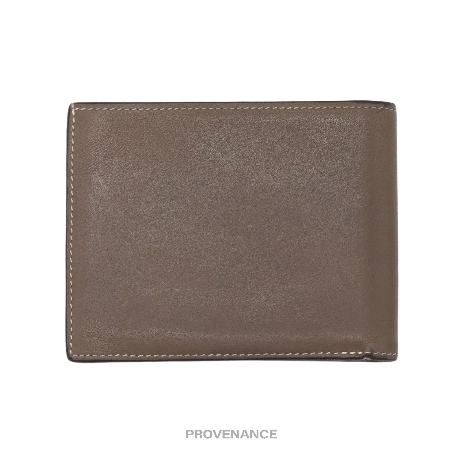 Hermes 🔴 Hermès Citizen Twill Compact Wallet - Etoupe Swift Size ONE SIZE - 3 Thumbnail