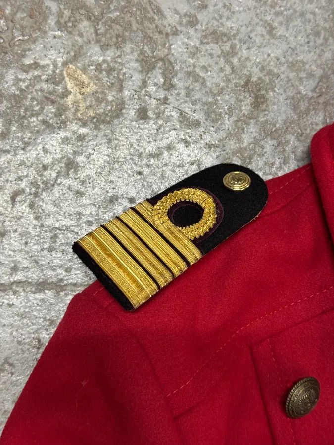 Dolce & Gabbana FW2006 Dolce & Gabbana Red Wool Double-Breasted Officer Coat Size US M / EU 48-50 / 2 - 8 Thumbnail