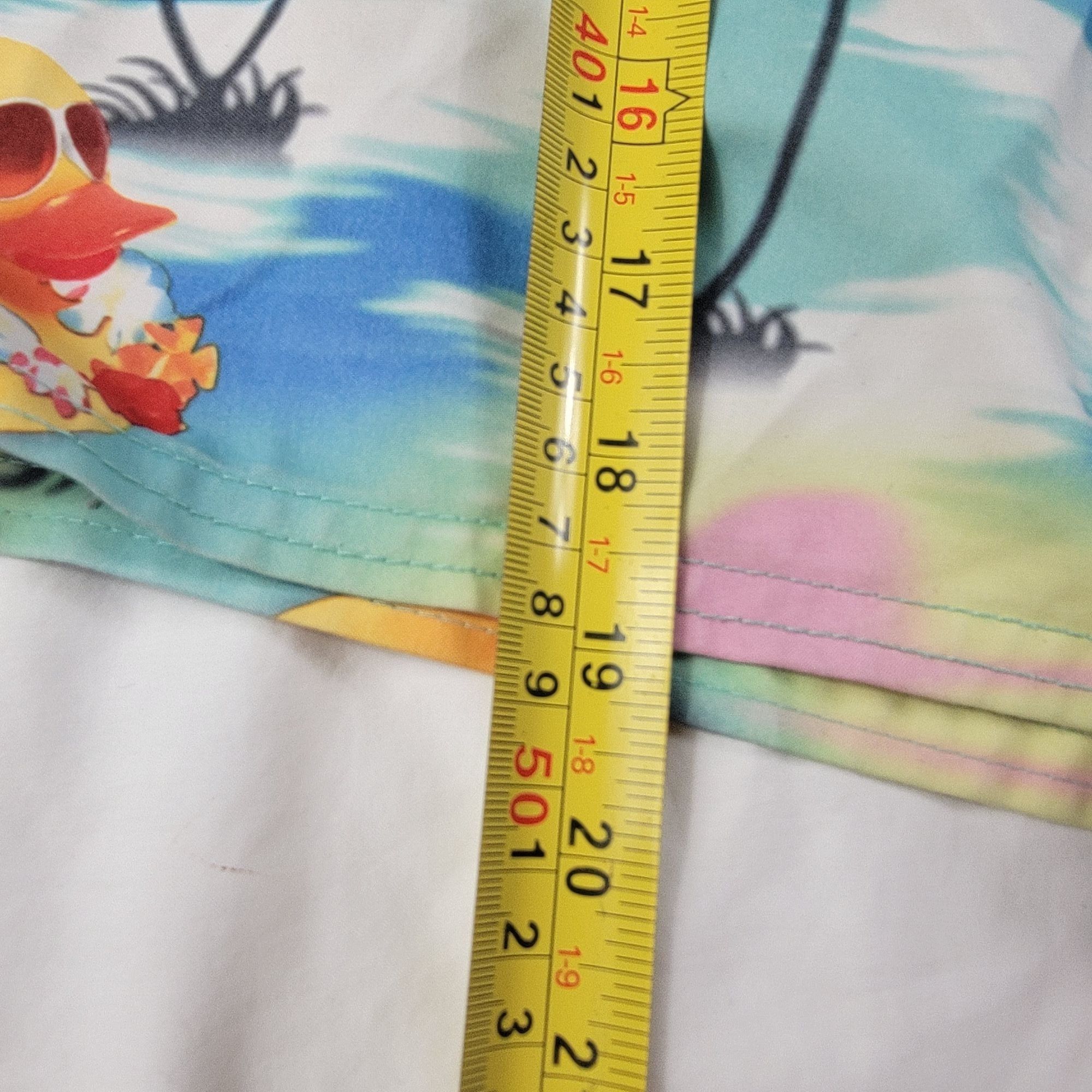 NEFF Neff Mens Medium Swim Trunks With Rubber Duckie Palm Trees S Size US 38 / EU 54 - 10 Thumbnail