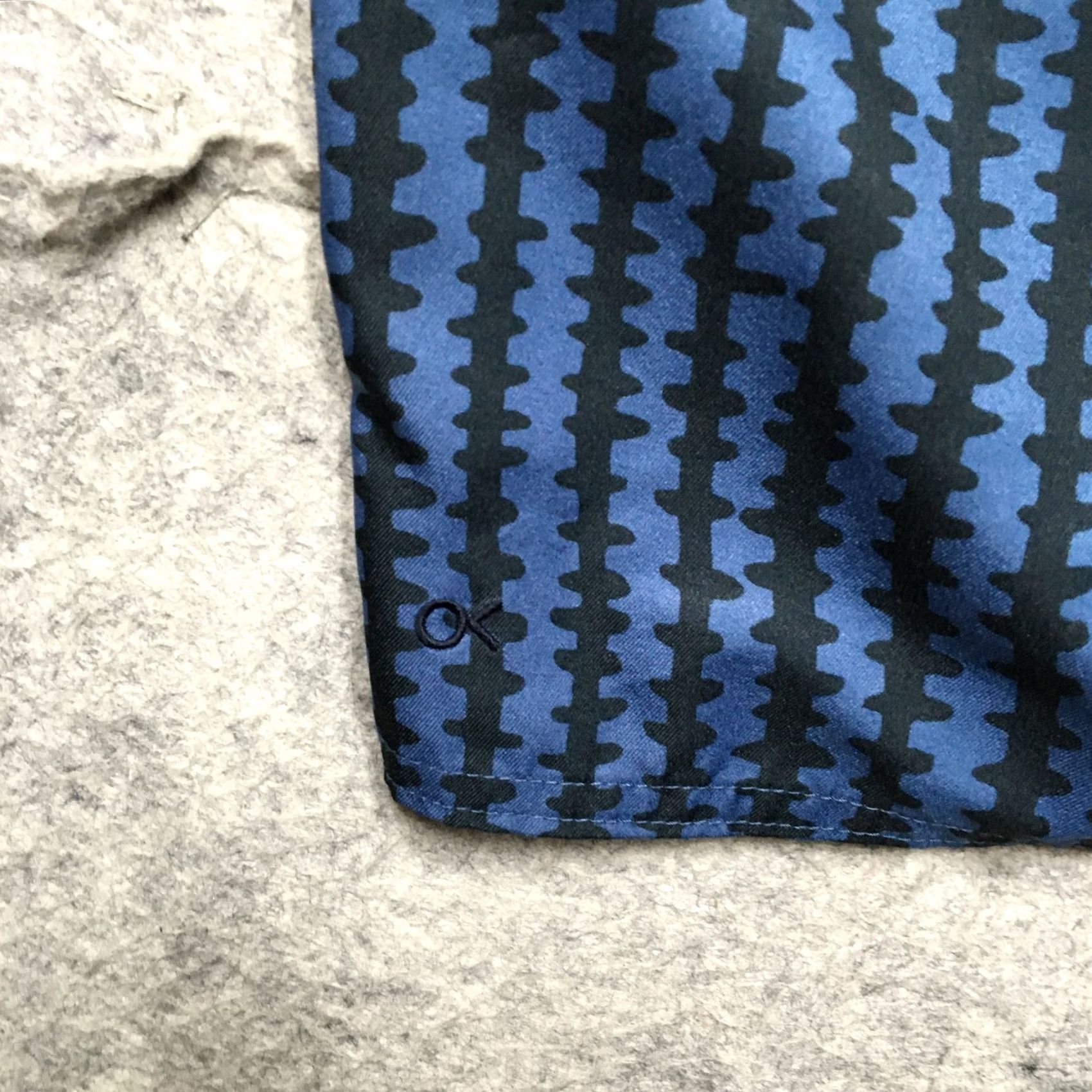 Outerknown Outerknown Board Shorts Mens 34 Blue Geometric Pattern Swim Trunk Recycled Polyester Beach Surf Quick Dry Lightweight Size US 34 / EU 50 - 6 Thumbnail