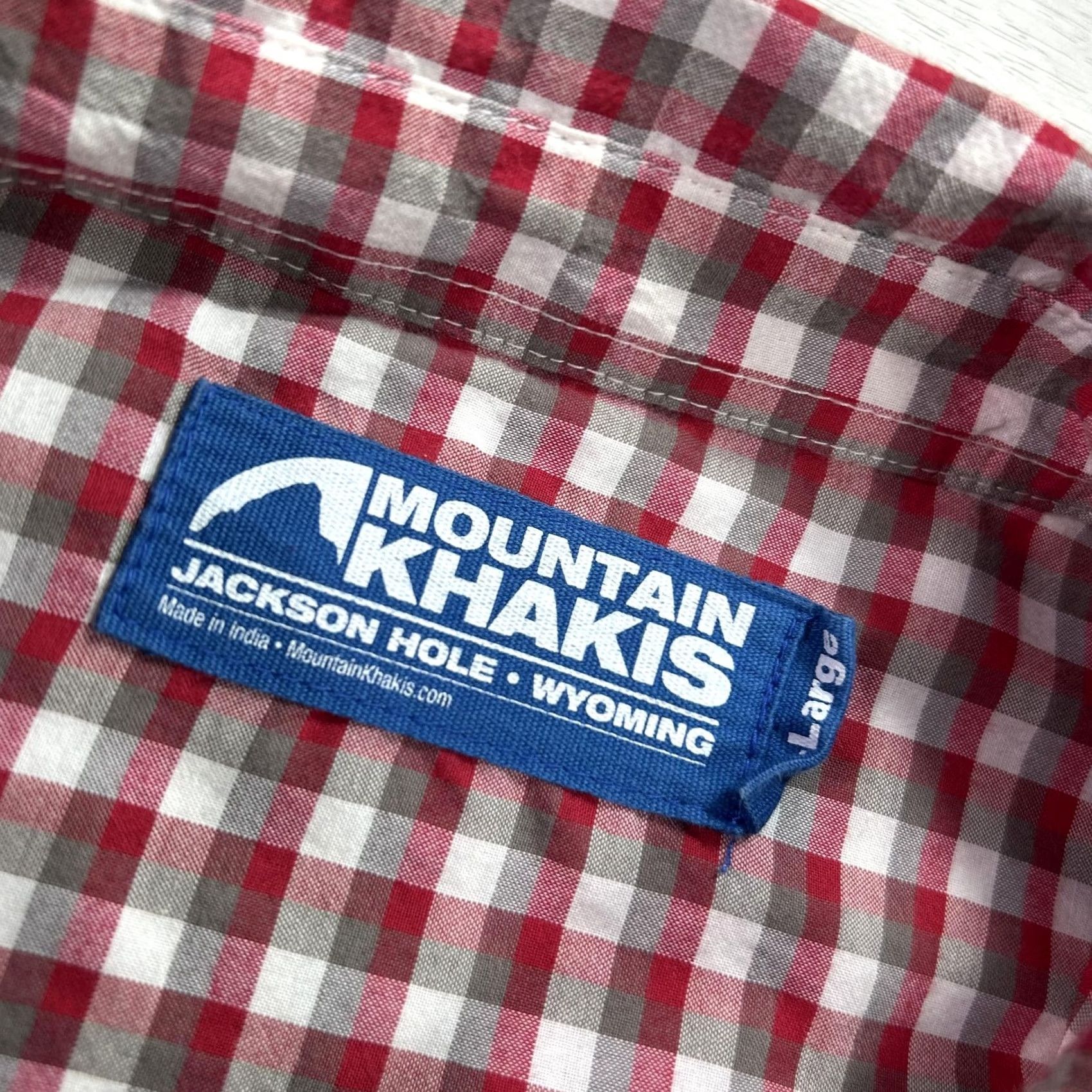 Mountain Khakis Mountain Khakis Shirt Mens Large Red Plaid Long Sleeve Button Up Casual Outdoor Size US L / EU 52-54 / 3 - 4 Thumbnail