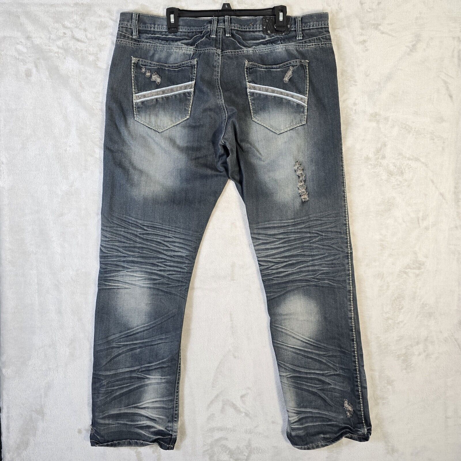 Vintage Vintage Brass Slim Straight Jeans Men's Size 42x34 Y2K Size US 42 / EU 58 - 2 Thumbnail