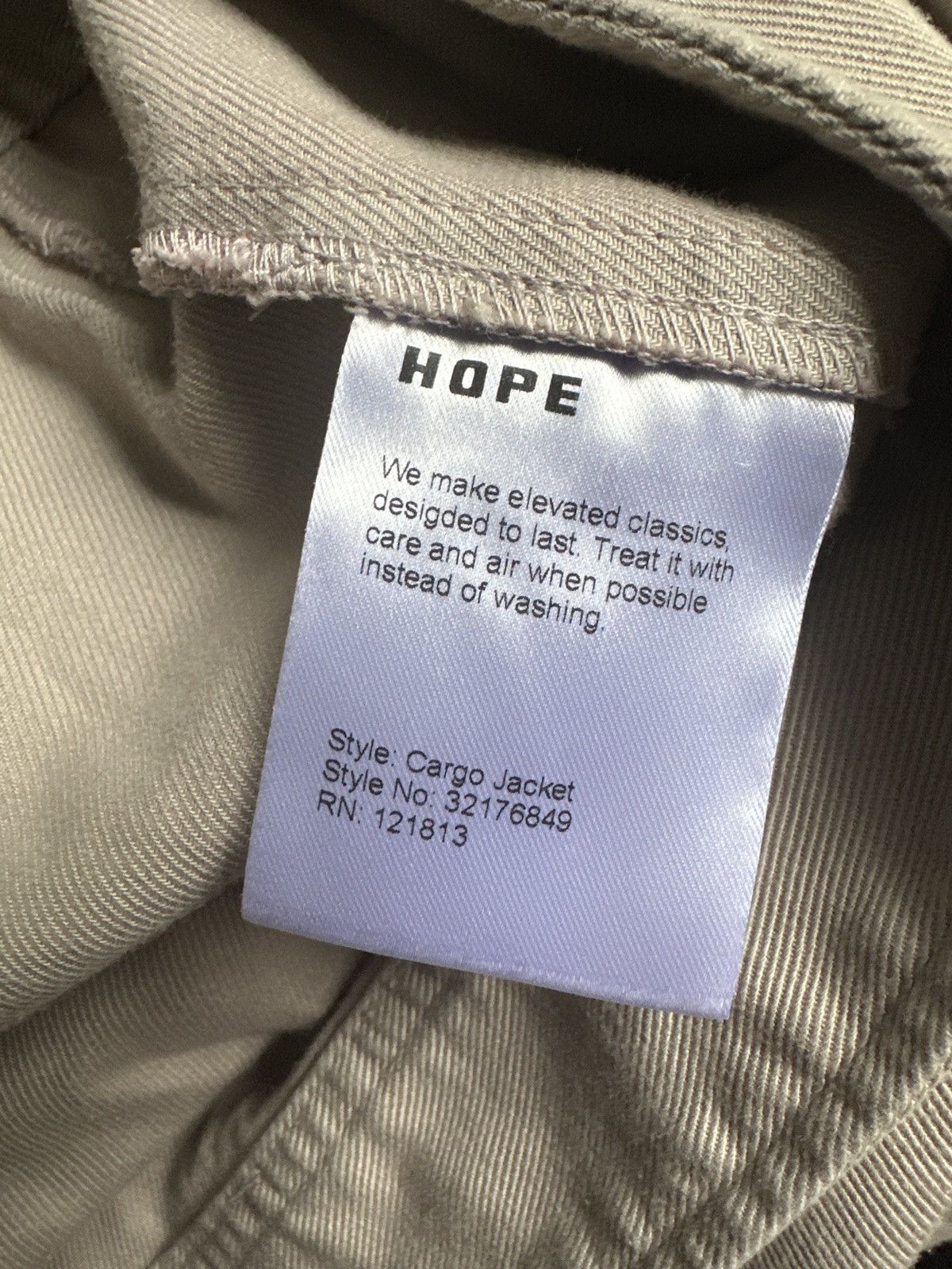 Hope Beige Light Cargo Jacket Size US M / EU 48-50 / 2 - 4 Thumbnail