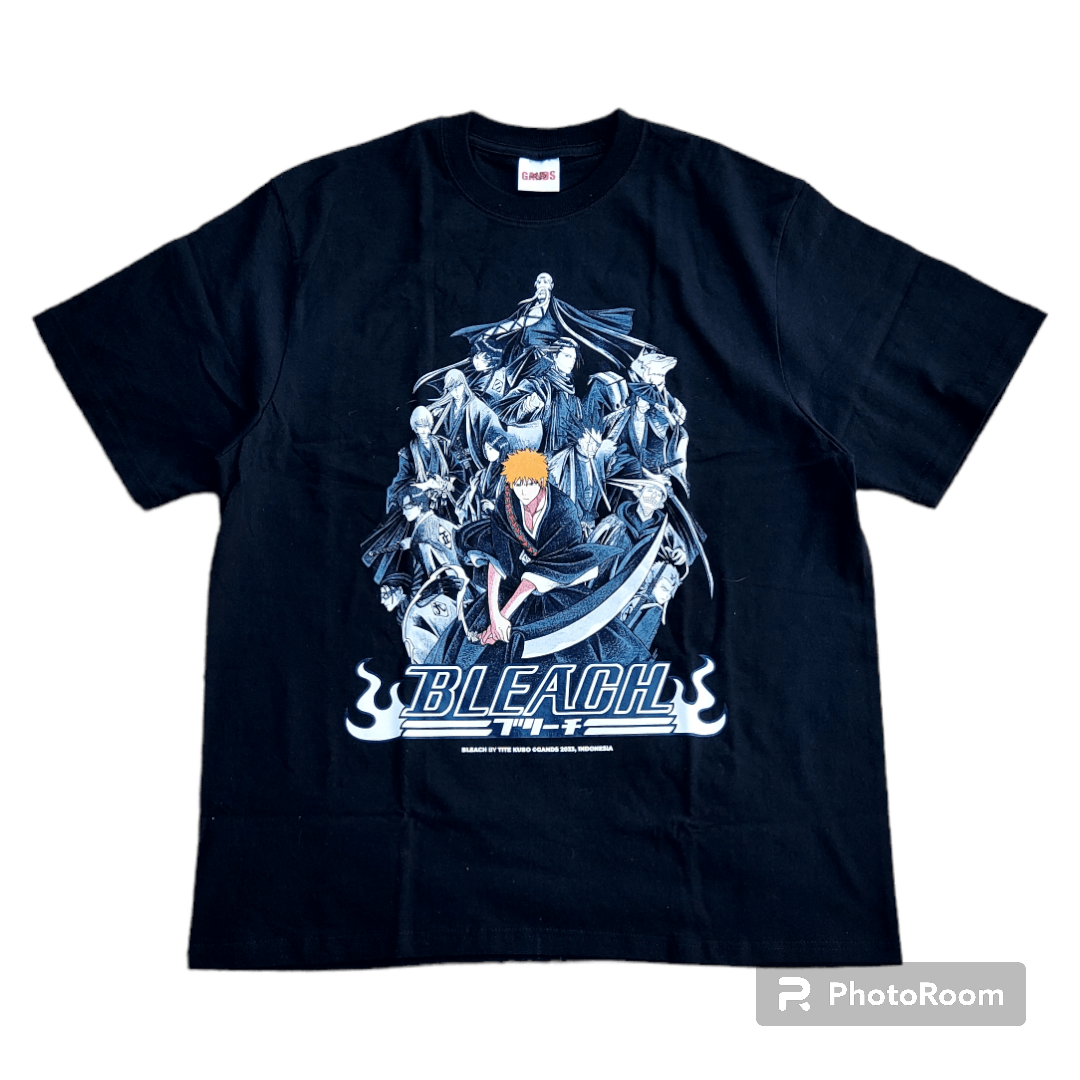Anime × Japanese Brand 💥Bleach Kurosaki Ichigo & Gotei XIII T Shirt Size US XL / EU 56 / 4 - 1 Thumbnail