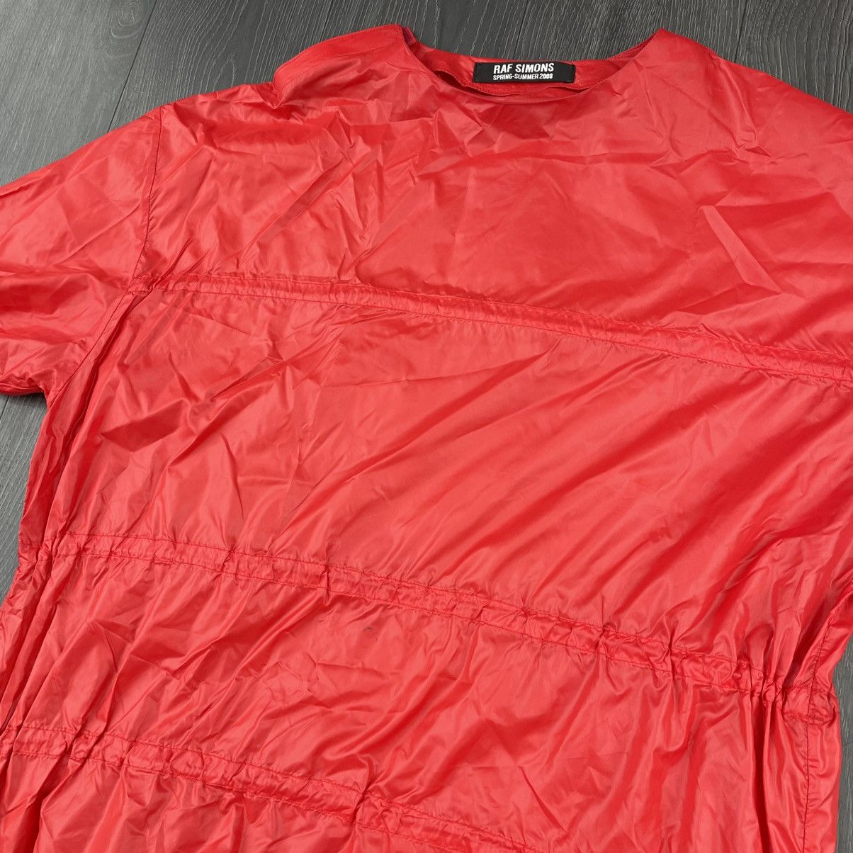 Raf Simons S/S 2008 Raf Simons Red Nylon Shirt Size US M / EU 48-50 / 2 - 3 Thumbnail