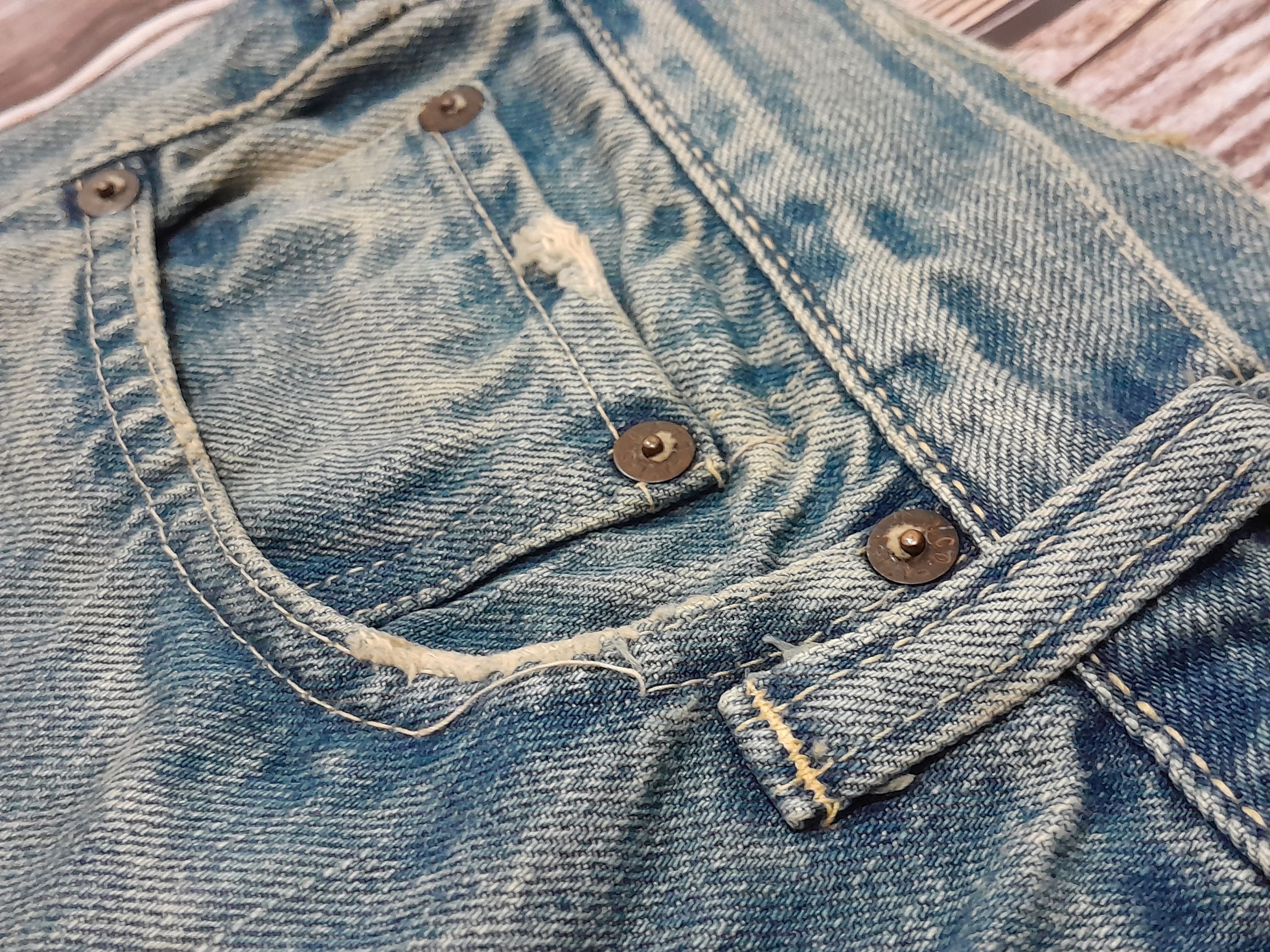 Sugar Cane Sugar Cane Bootcut Flare Bell Bottom Jeans Vintage Size US 32 / EU 48 - 8 Thumbnail