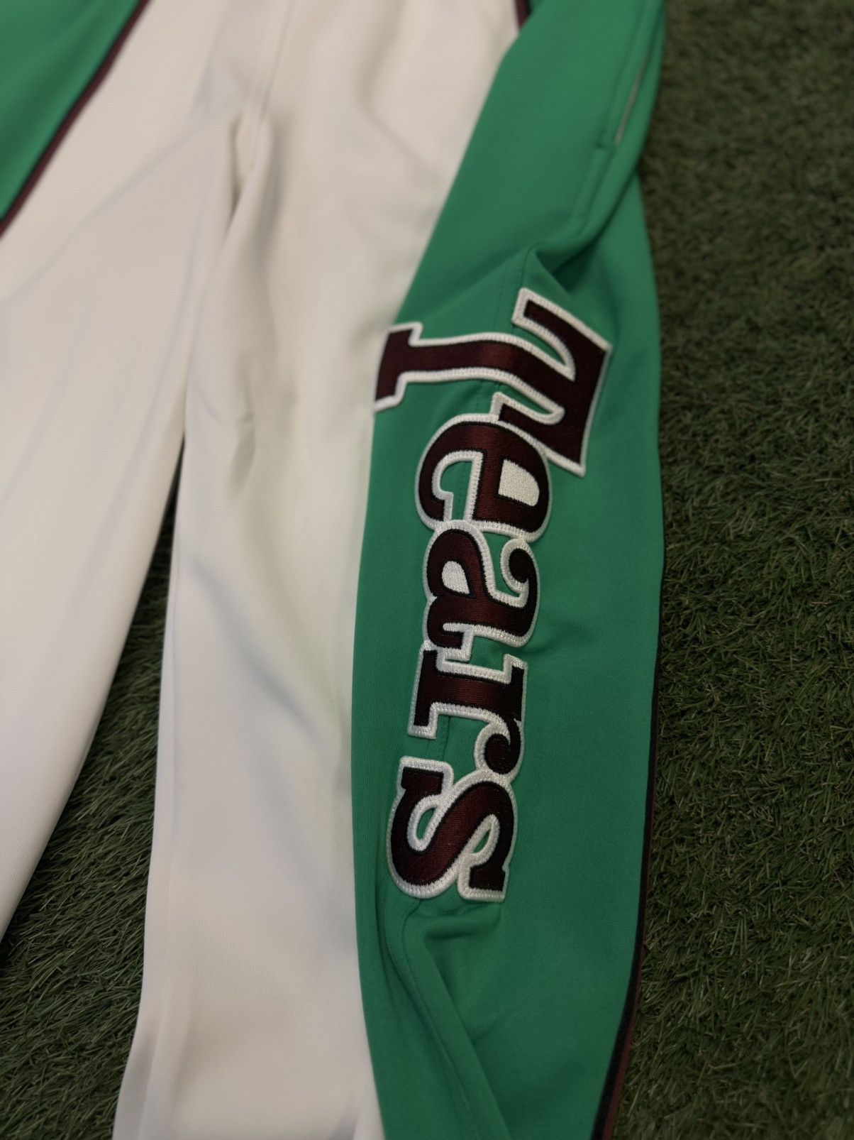 DENIM TEARS Denim Tears Green White Track Pants Size S (NEW) Size US 30 / EU 46 - 3 Thumbnail