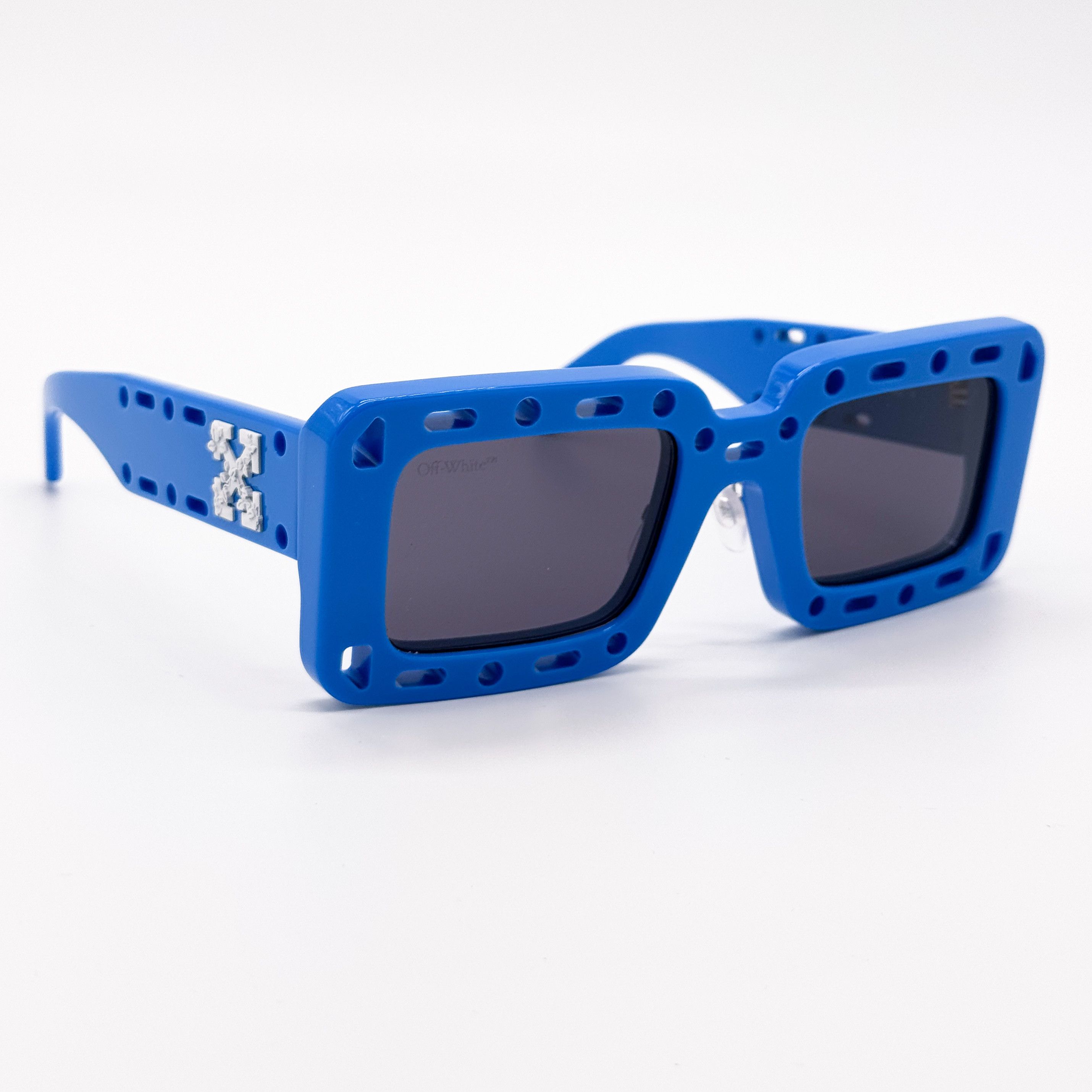 Off-White NEW OFF-WHITE ATLANTIC 507 BLUE UNISEX SUNGLASSES OFF-WHITE Size ONE SIZE - 4 Thumbnail