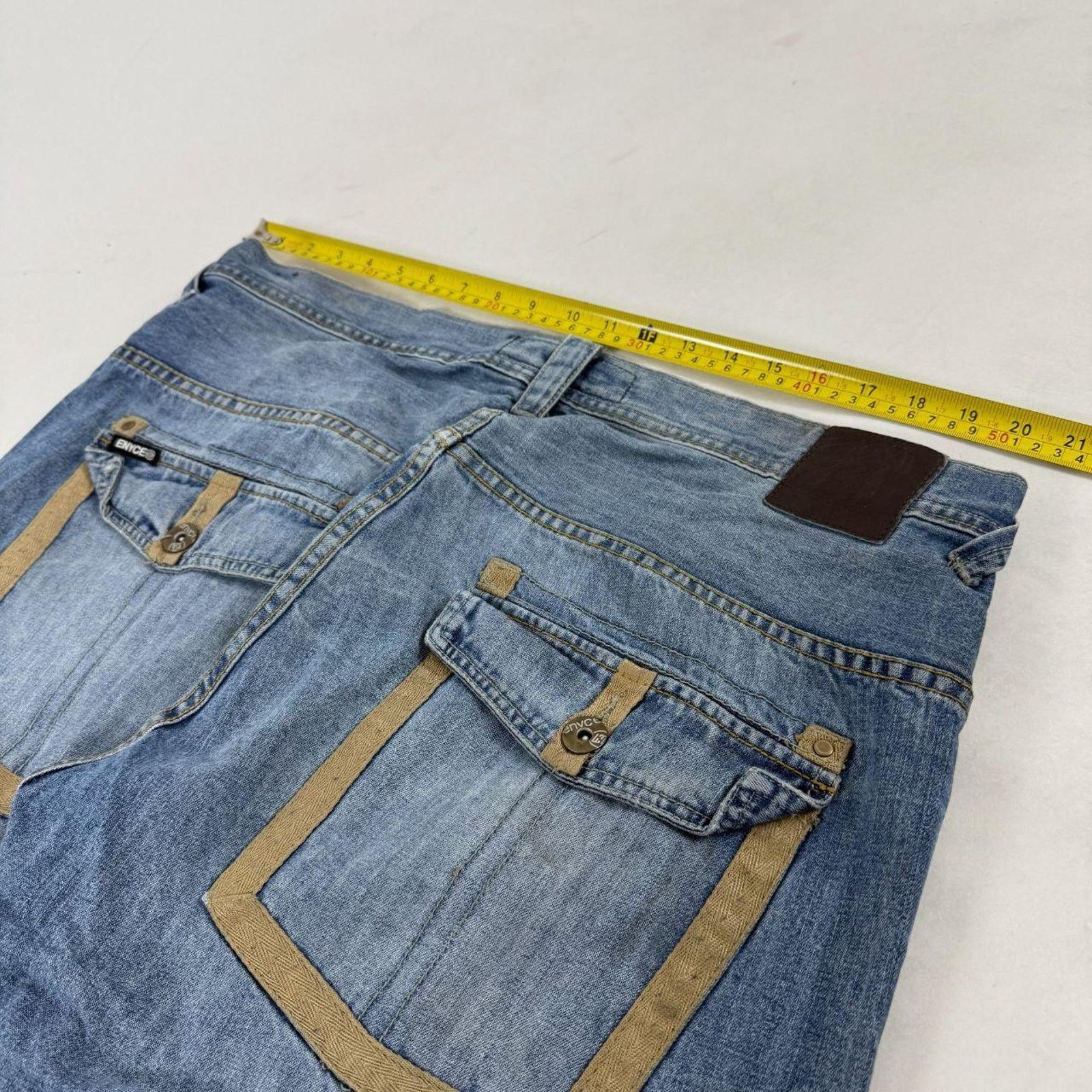 Enyce × Japanese Brand × Vintage Vintage y2k distressed enyce archive embroidered baggy jeans Size US 40 / EU 56 - 5 Thumbnail