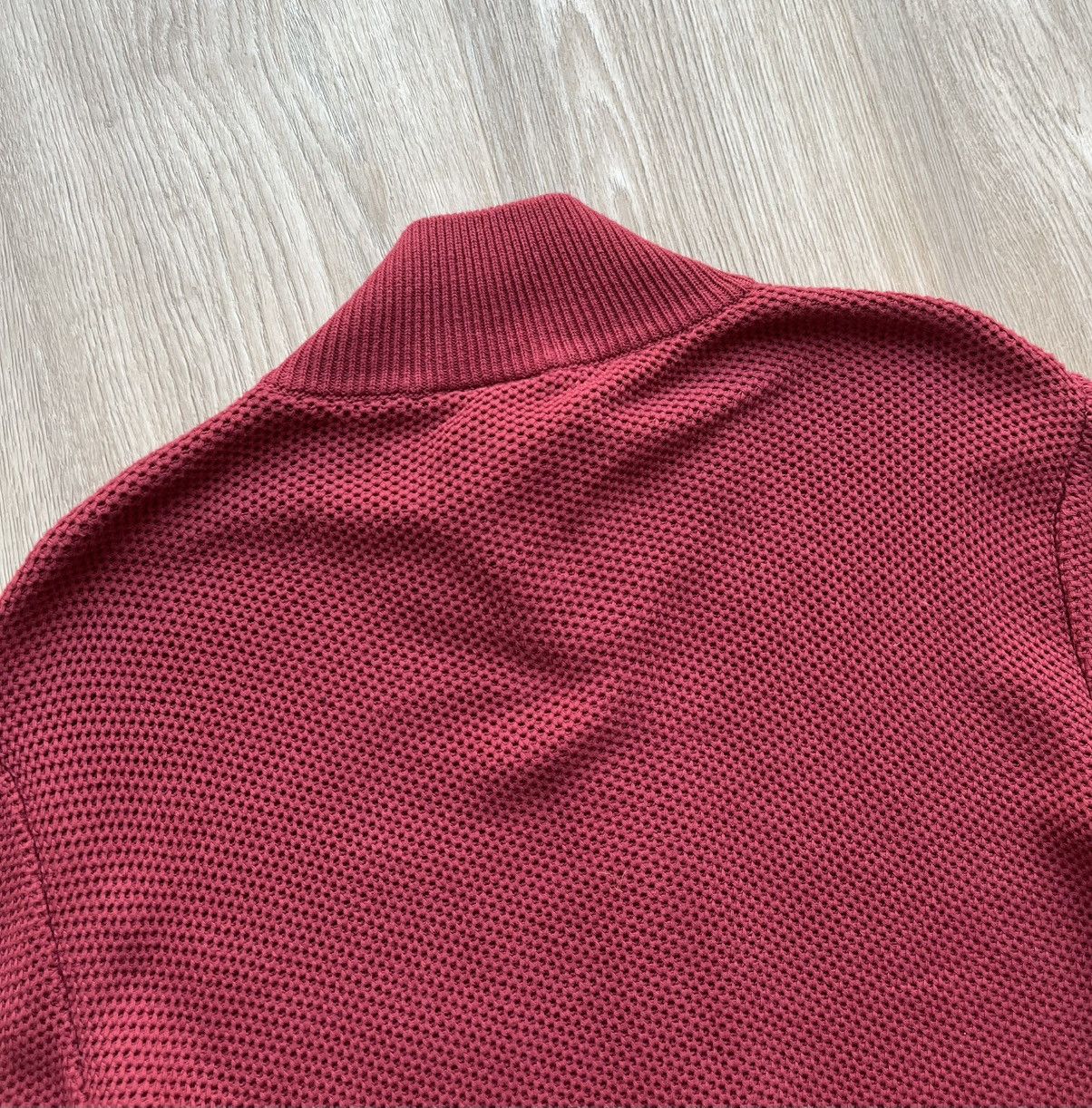 Lacoste × Vintage Vintage Lacoste Zip Up Knit Cherry Sweater Size US XL / EU 56 / 4 - 13 Thumbnail