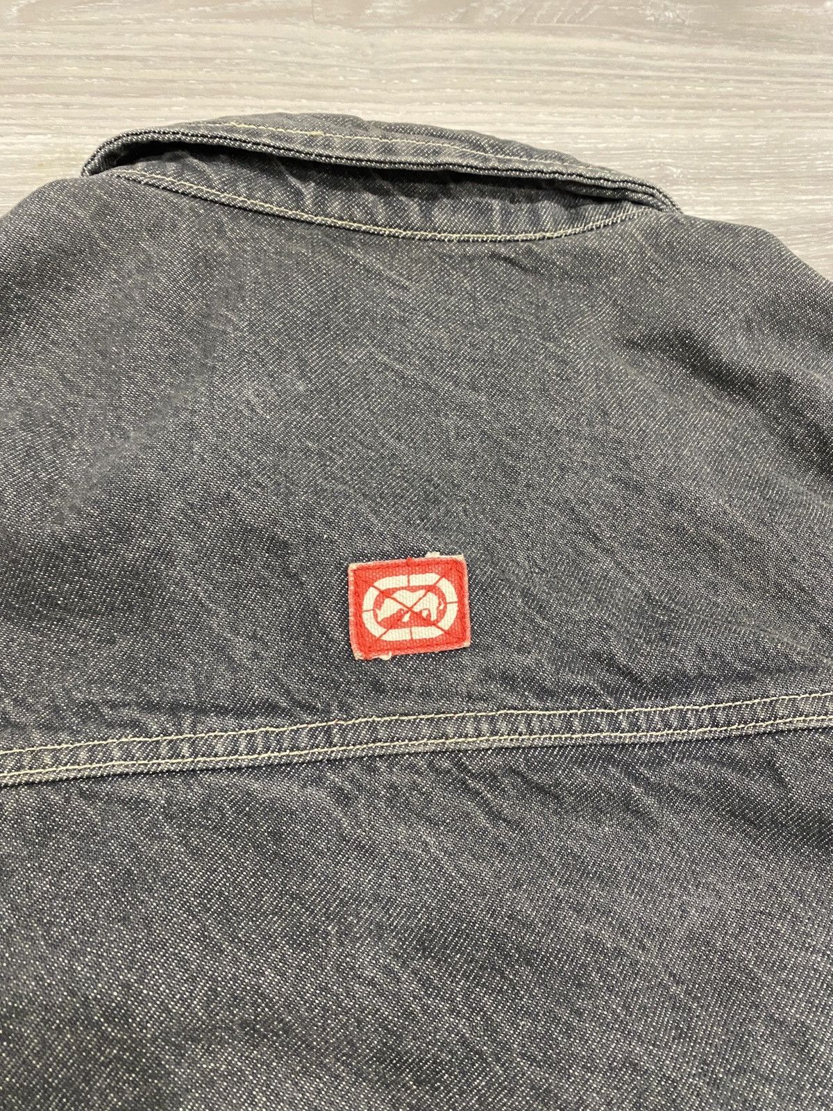Ecko Unltd. Ecko Unltd Complex Sleeve Denim Jacket Baggy Y2K Size US L / EU 52-54 / 3 - 6 Thumbnail