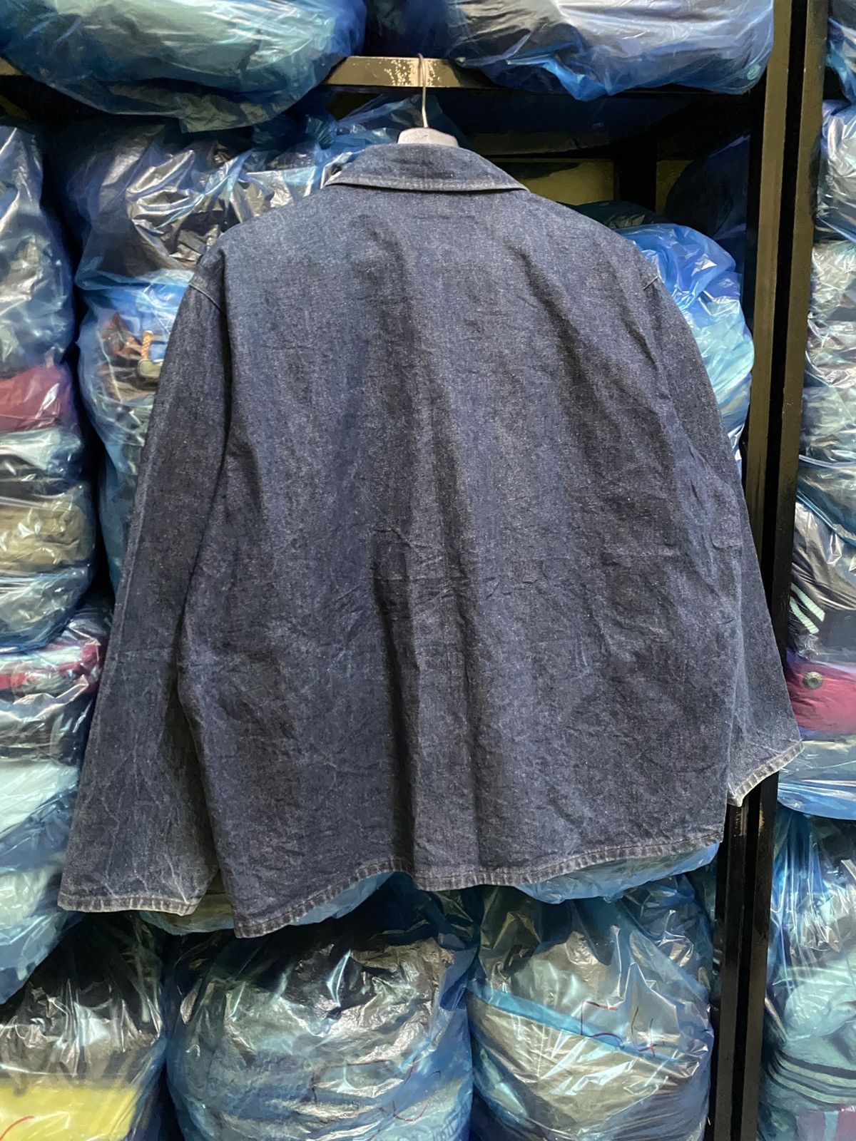 Other VINTAGE DENIM COACH JACKET Size US M / EU 48-50 / 2 - 8 Thumbnail