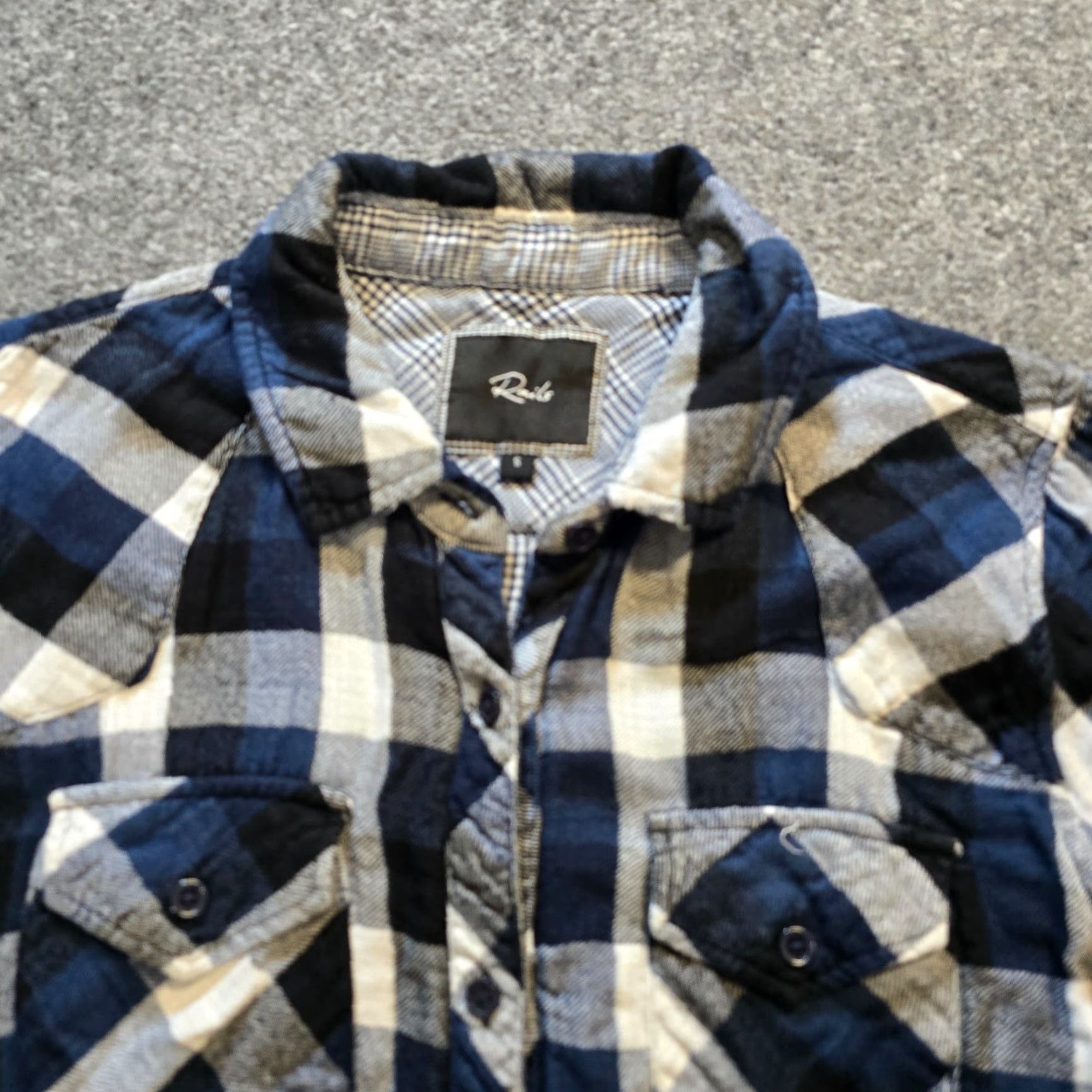 Rails Rails Button-Up Shirt Womens Size S Blue Plaid Lined Long Sleeve Casual Capsul Size S / US 4 / IT 40 - 2 Thumbnail