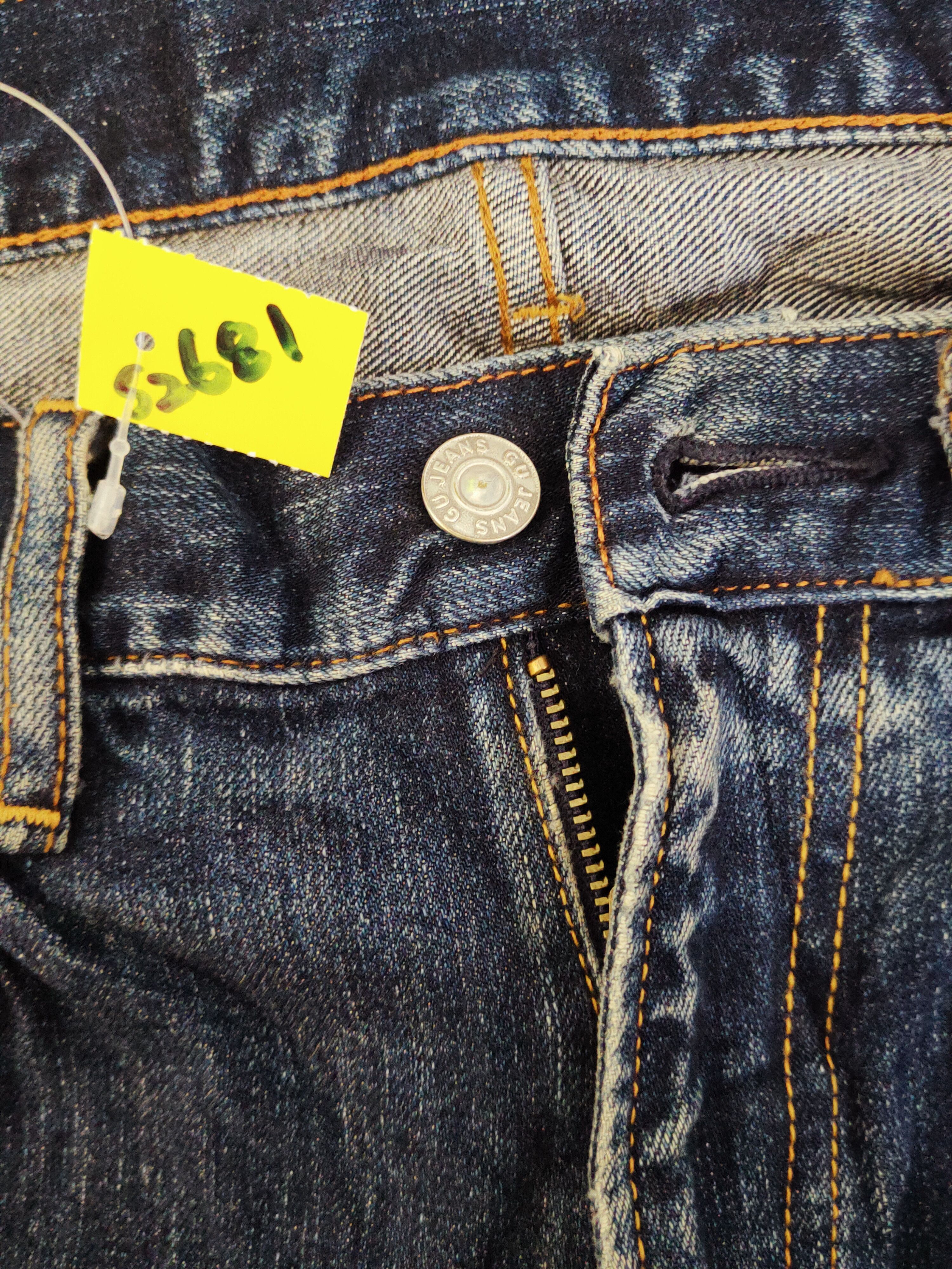 GU GU Dark Blue Distressed Ripped Jeans #S2681 Size US 30 / EU 46 - 14 Thumbnail