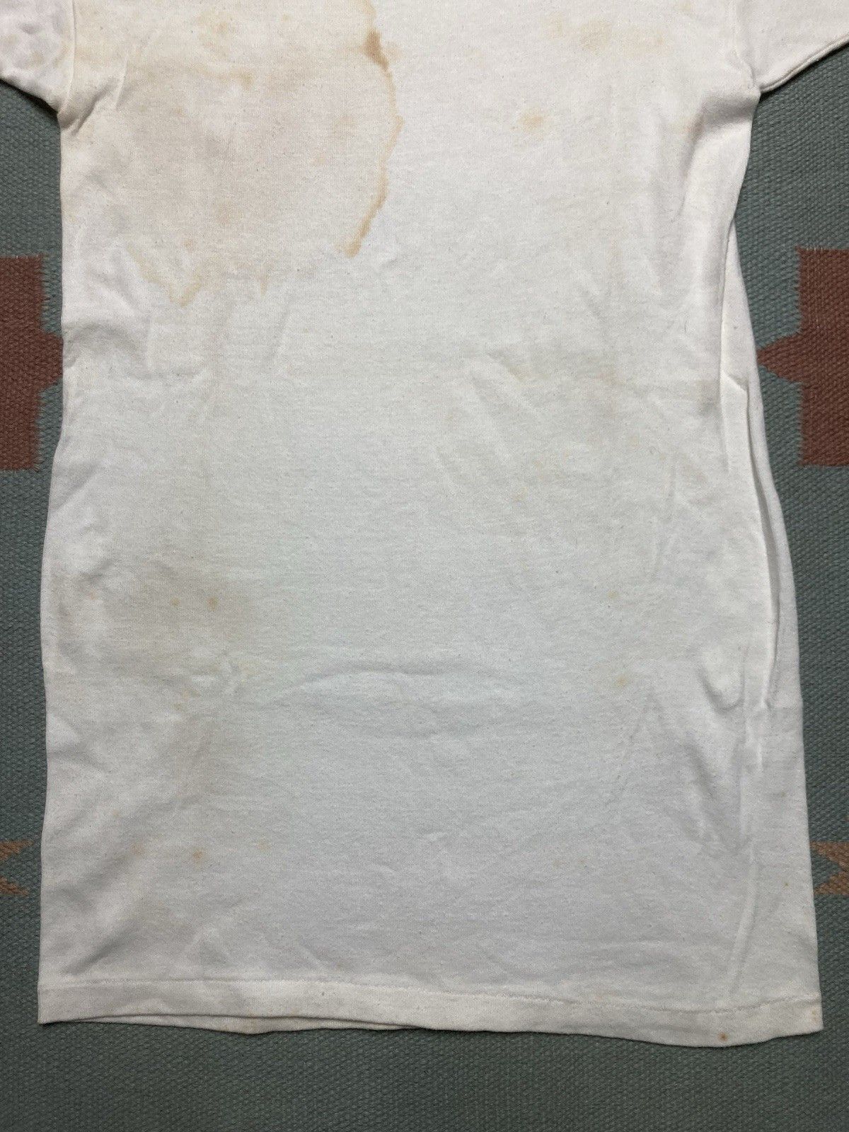 Vintage 60s blank white t shirt mayo spruce grunge soft cotton large Size US L / EU 52-54 / 3 - 8 Thumbnail