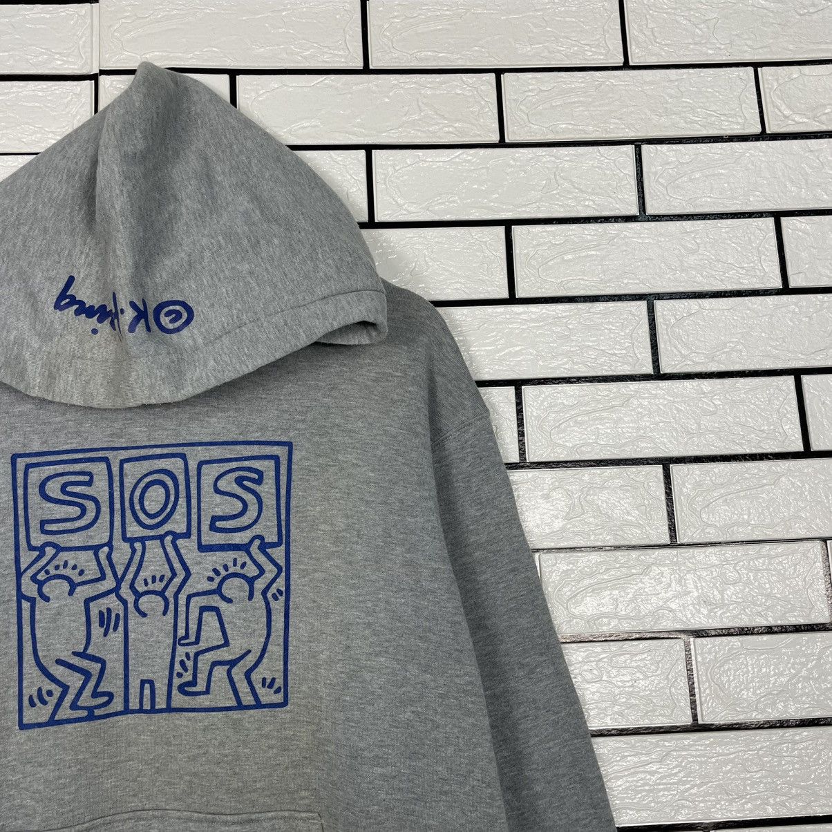 Keith Haring Keith Haring SOS Big Logo Pullover Hoodie Size US L / EU 52-54 / 3 - 5 Thumbnail