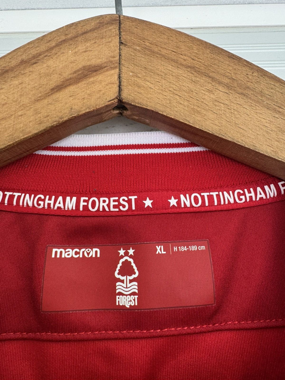 Macron Nottingham Forest 2019-2020 Home Soccer Jersey Football Kit Size US XL / EU 56 / 4 - 14 Thumbnail