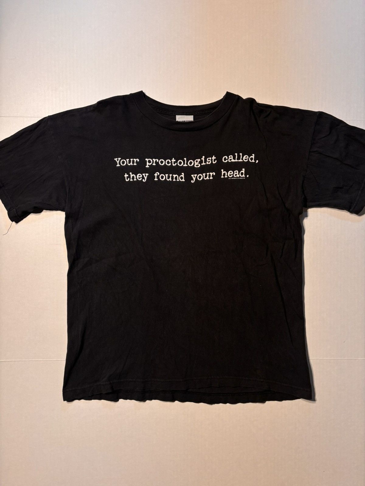 Hanes Vtg Proctologist Called Found Your Head Dark Humor 90’s USA Size US L / EU 52-54 / 3 - 1 Thumbnail