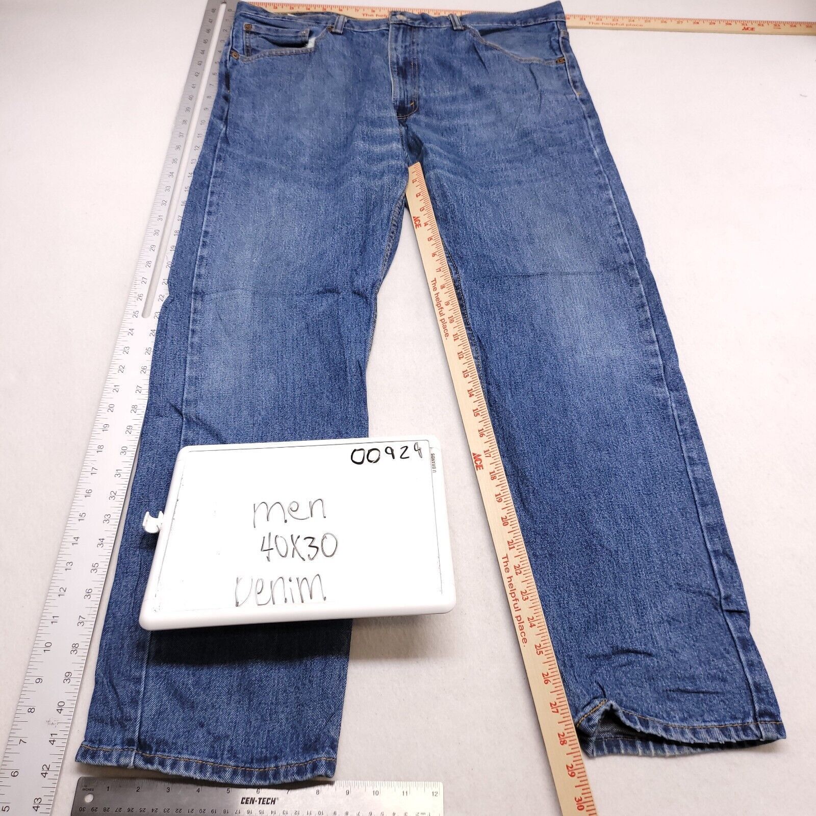 Levi's Levi's 505 Casual Button Zip Denim Jeans Men Size 40x30 Blue Size US 40 / EU 56 - 4 Thumbnail