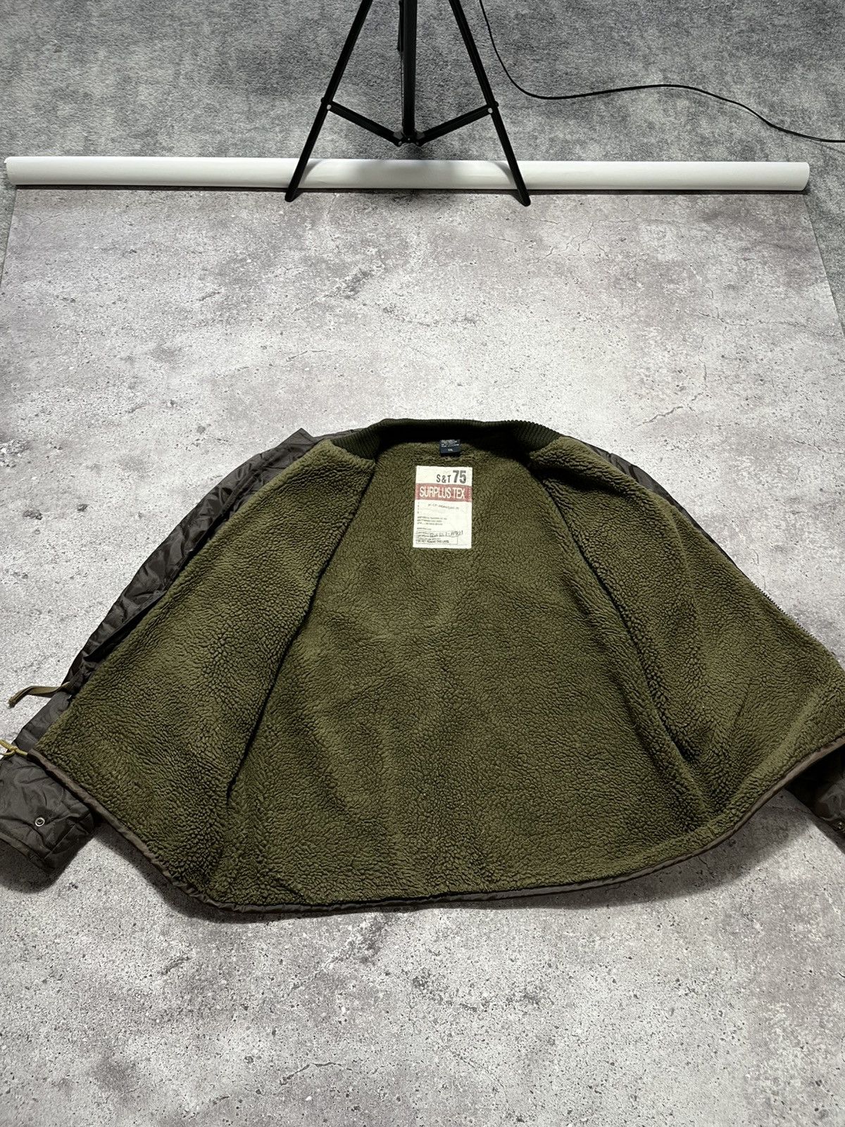Japanese Brand Vintage Y2K SURPLUS TEX 75 Military Quilted jacket Size US XL / EU 56 / 4 - 8 Thumbnail