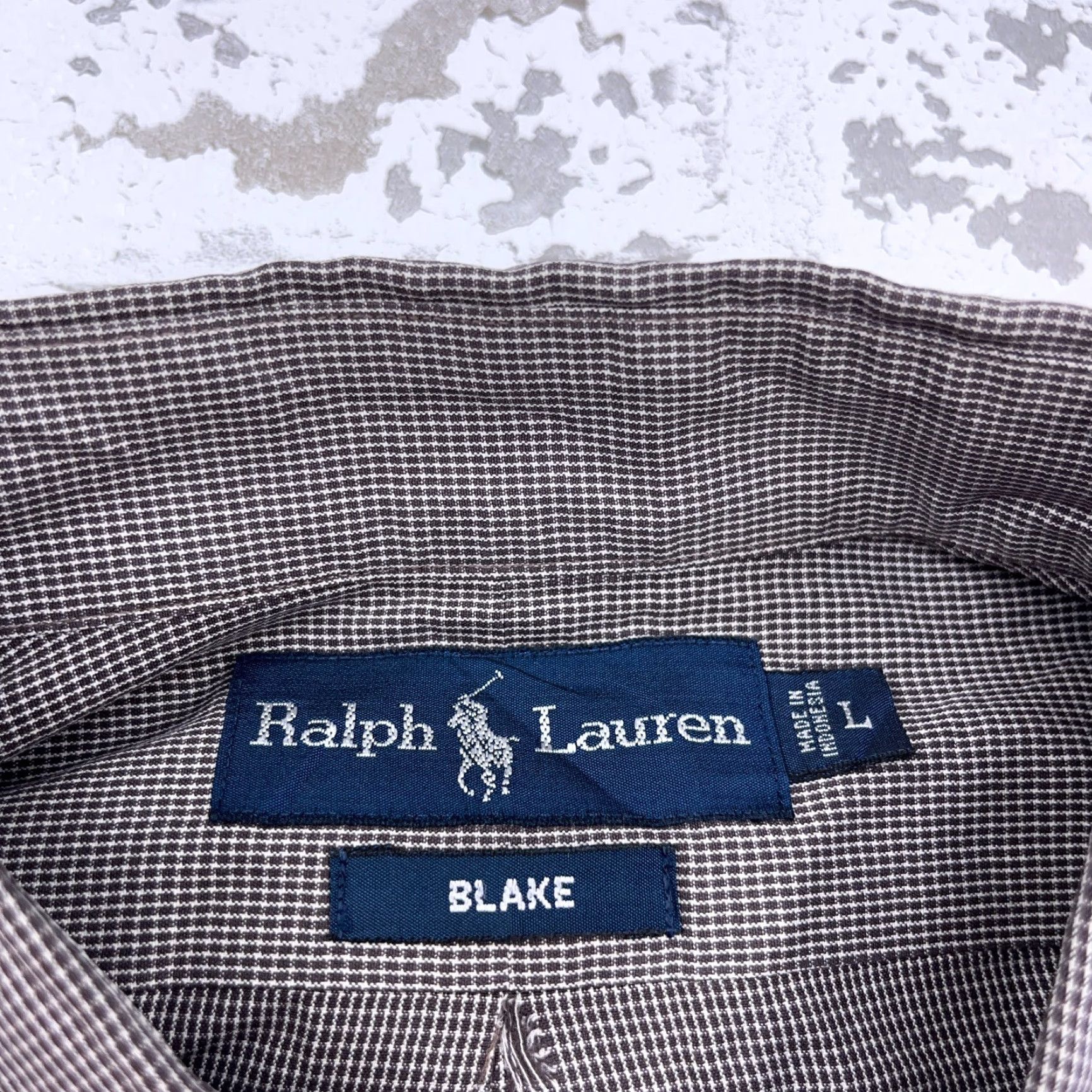 Ralph Lauren Ralph Lauren Shirt Men Large Button Up Brown Houndstooth Plaid Dress Blake Pony Mens L Brown Plaid Button-Front Shirt Ralph Lauren Clothing Size 42R - 5 Thumbnail