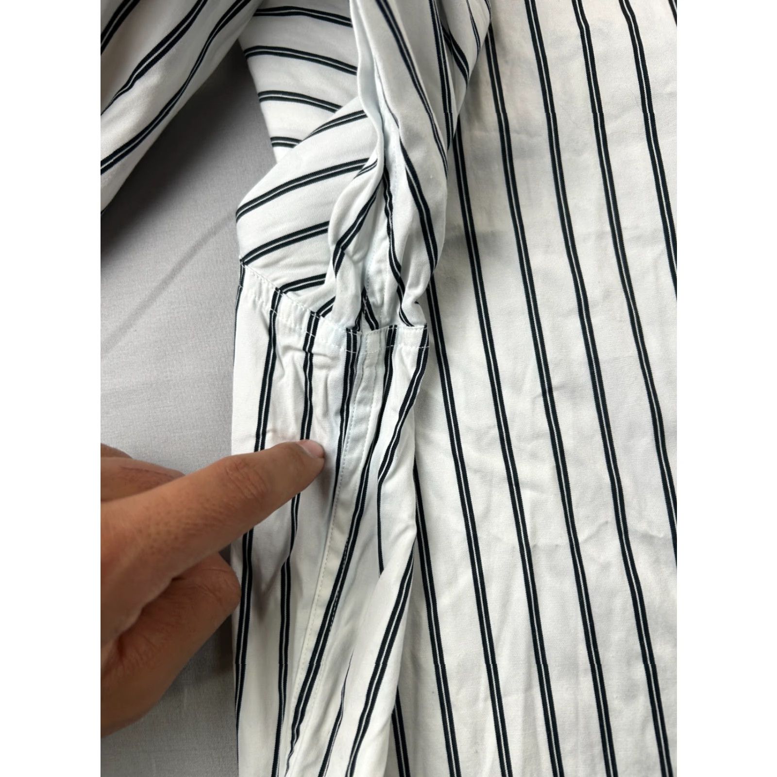 Polo Ralph Lauren Polo Ralph Lauren Shirt Mens XL Nautical White Striped Button-Down Collar Crew Crest Details Shirt Size US XL / EU 56 / 4 - 8 Thumbnail