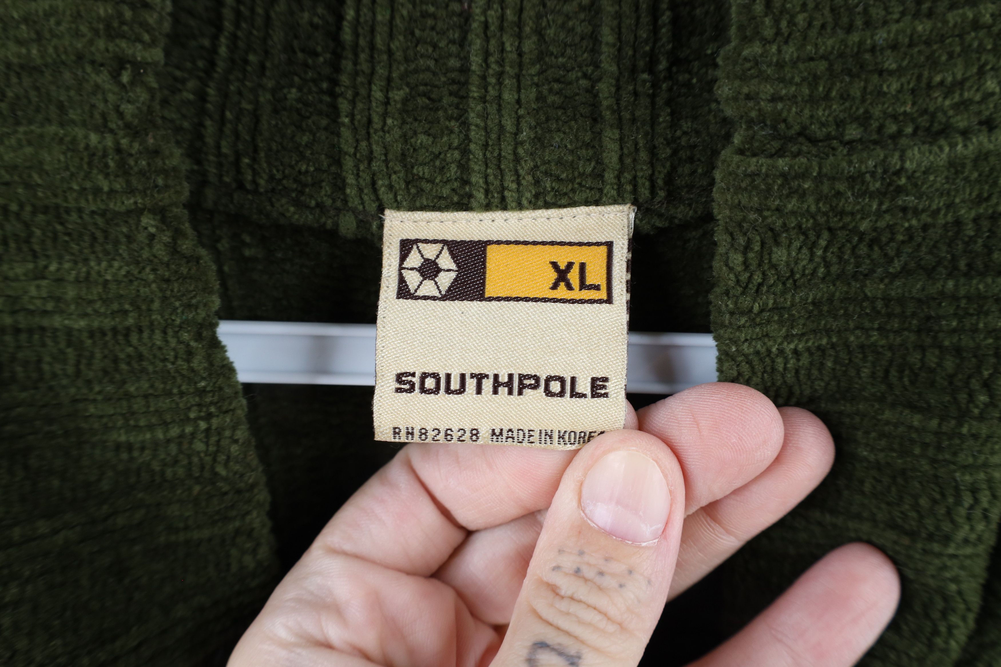 Southpole × Vintage Vintage 90s Southpole Block Ribbed Knit Baggy Fleece Sweater Size US XL / EU 56 / 4 - 5 Thumbnail