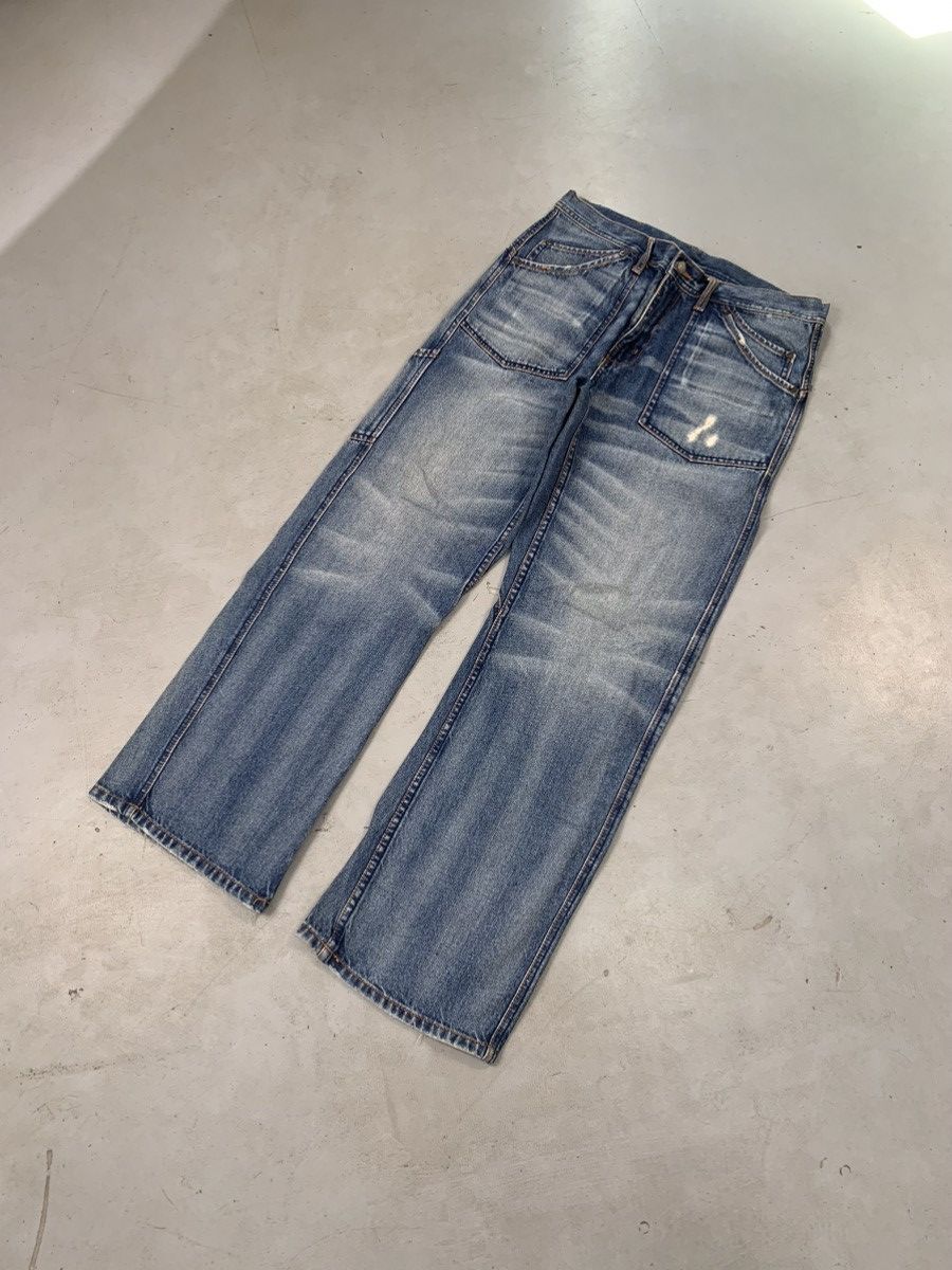 Vintage Vintage Evisu seagull baggy denim Size US 36 / EU 52 - 2 Thumbnail