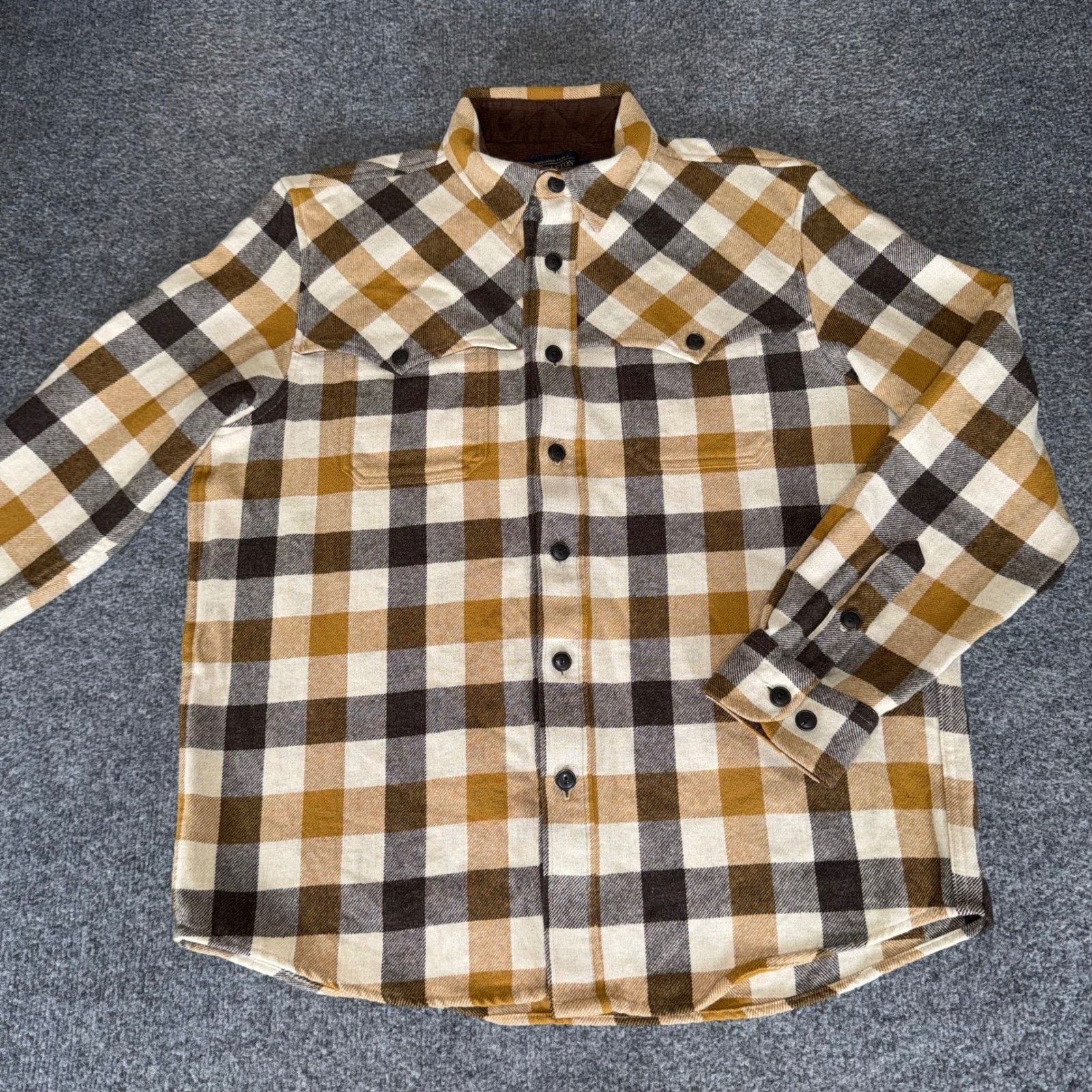 Pendleton Pendleton Flannel Virgin Wool Shirt Mens L Plaid Long Sleeve Size US L / EU 52-54 / 3 - 1 Thumbnail