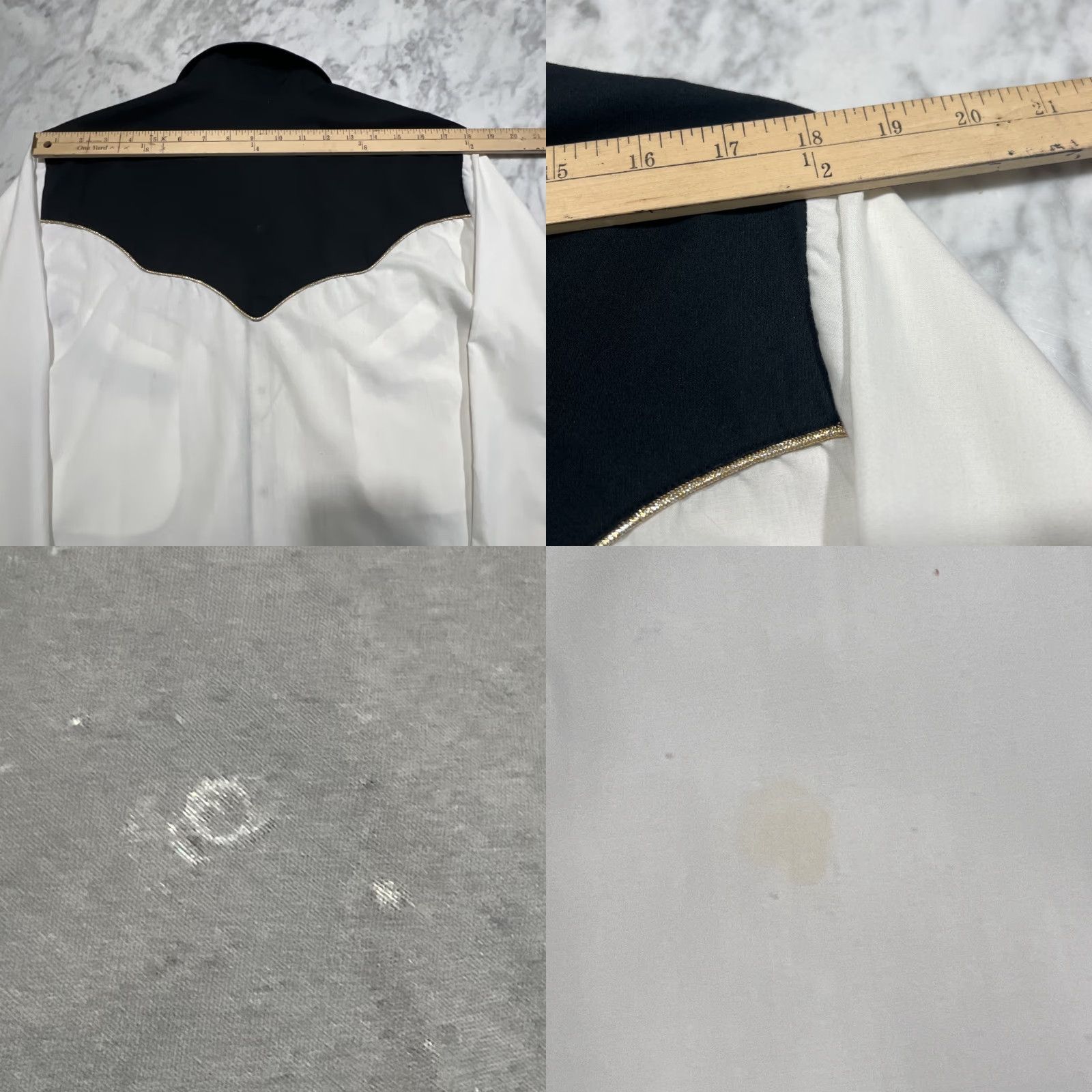 Vintage VINTAGE Ely Diamond Pearl Snap Western Men M Shooting Stars USA Embroidered Shirt Size US M / EU 48-50 / 2 - 8 Thumbnail
