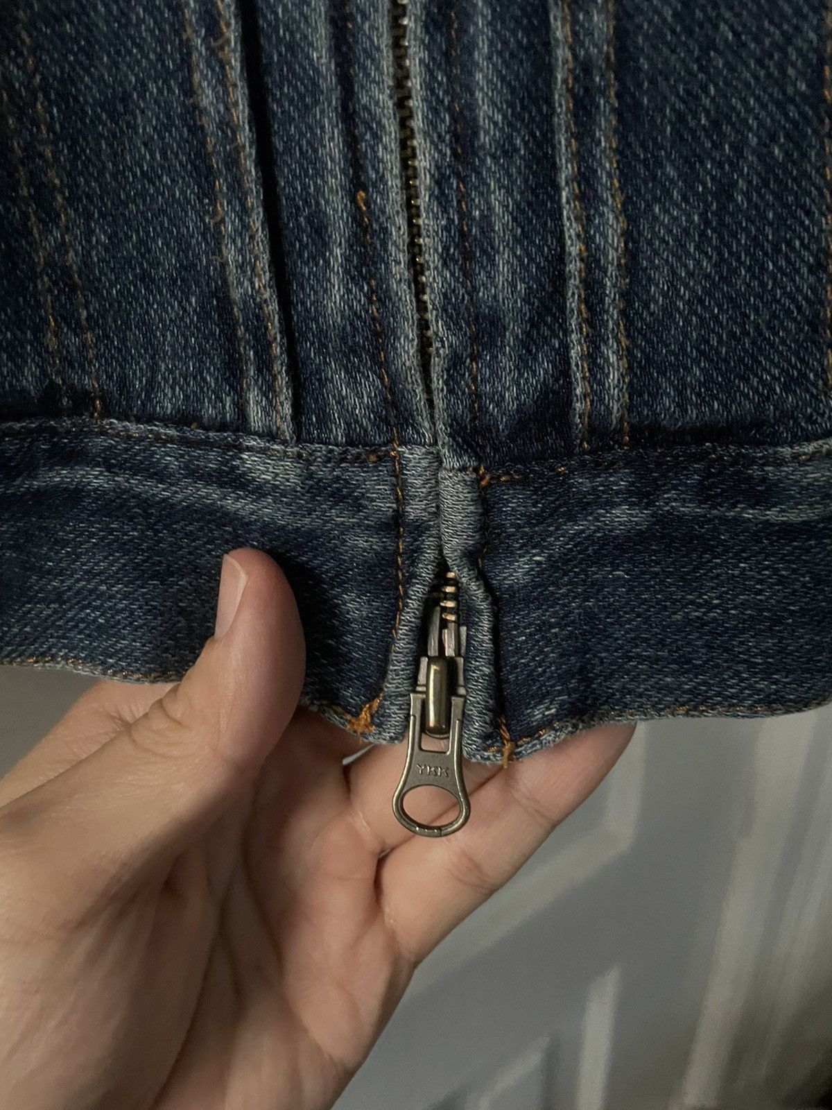 Beams Plus Denim Zip-Up Shirt Size US M / EU 48-50 / 2 - 4 Thumbnail