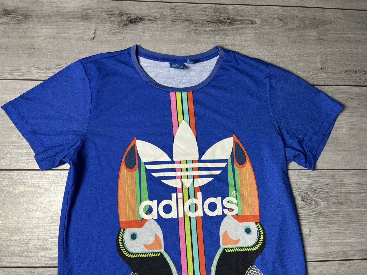 Adidas Adidas trefoil Tshirt bird Rio de Janeiro size Small Size US S / EU 44-46 / 1 - 3 Thumbnail