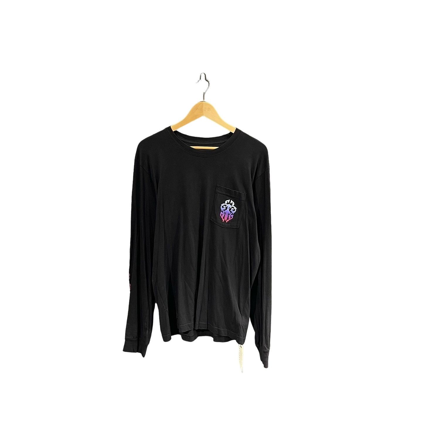 Chrome Hearts Crazy Faded Vintage 90s Chrome Hearts Floral LS Tee