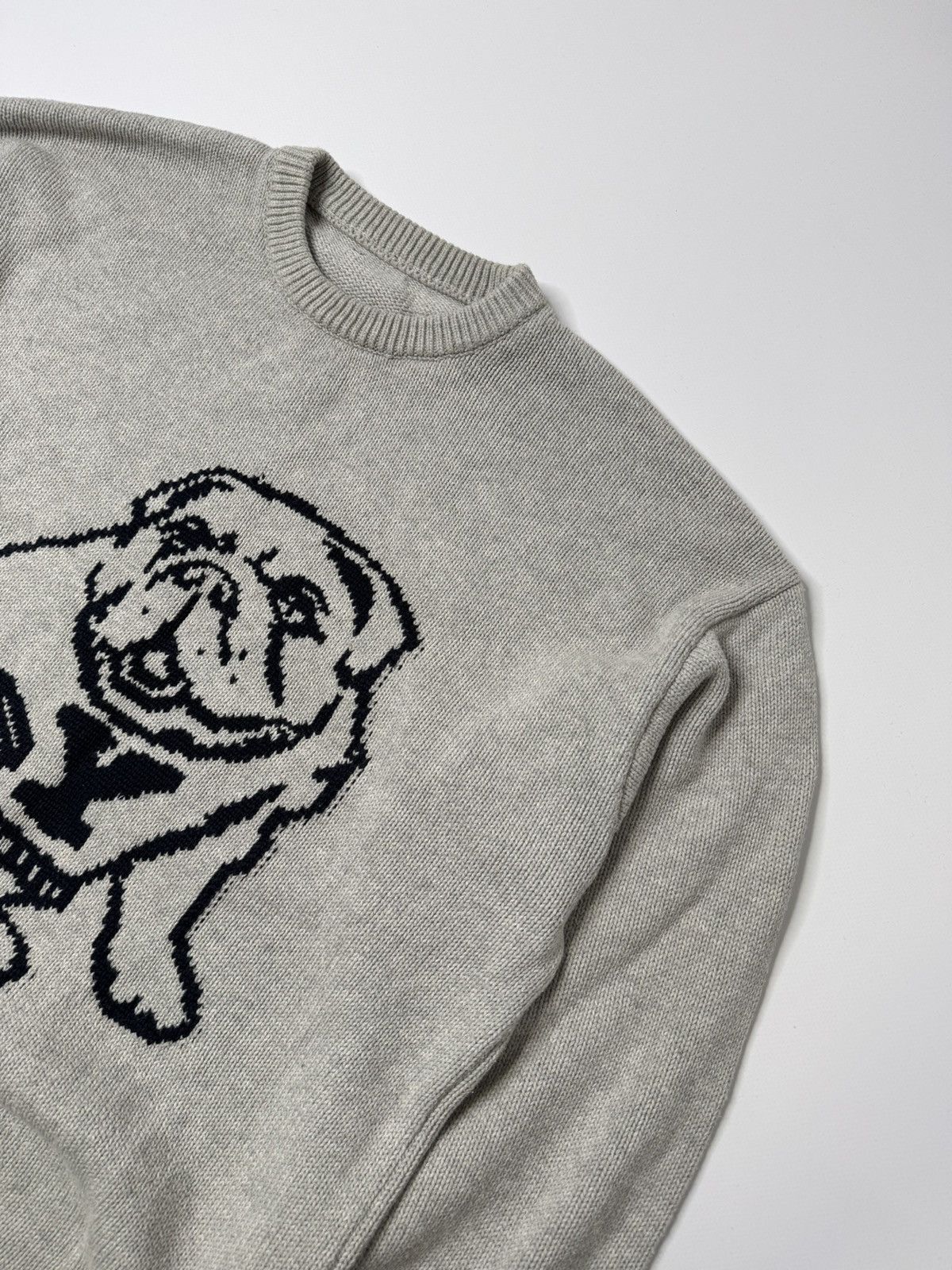 Vintage Vintage Yale bulldog sweater knit y2k 00s avant garde skater Size US L / EU 52-54 / 3 - 2 Thumbnail