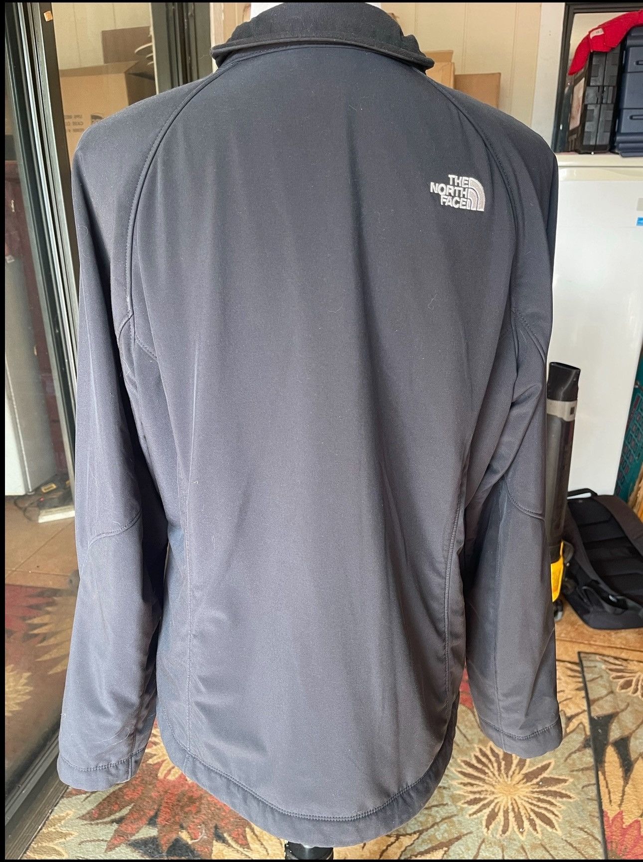 The North Face PreOwned The North Face Women's XL Jacket Black Soft Shell Size XL / US 12-14 / IT 48-50 - 2 Thumbnail