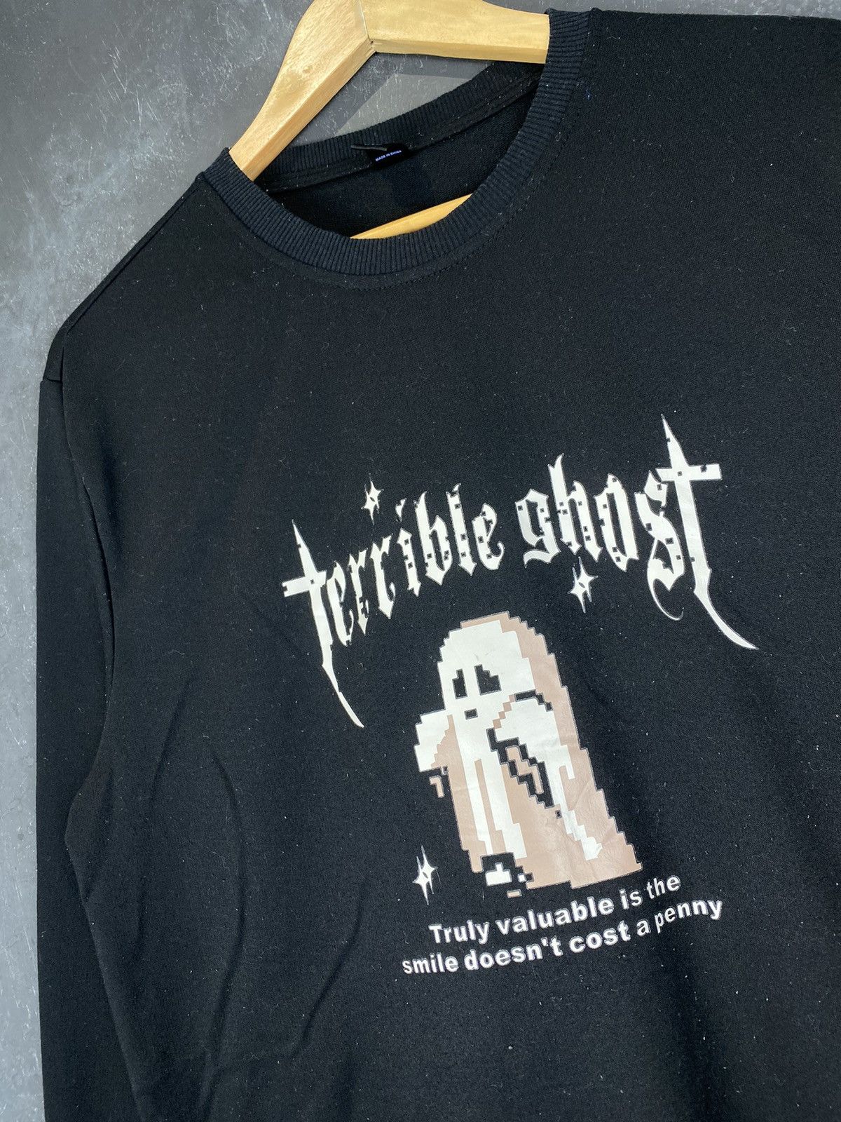 Other Romwe Pixel Ghost Streetwear Crewneck Size US L / EU 52-54 / 3 - 3 Thumbnail