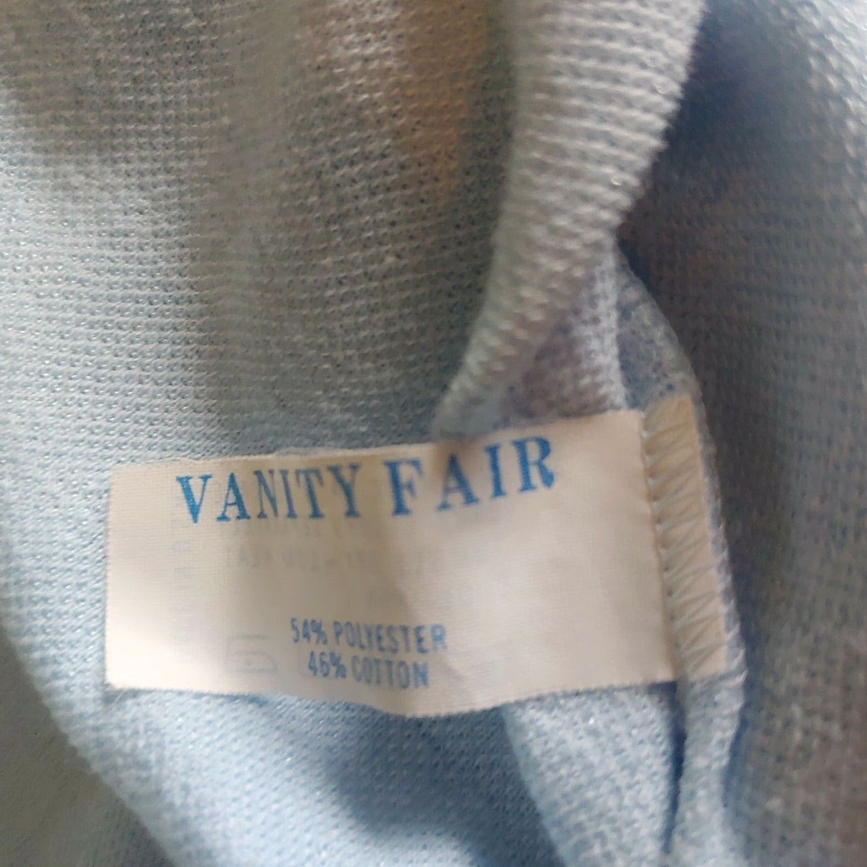 Vintage VINTAGE Vanity Fair Robe Long Gown Nightgown Blue Floral Button Up Collared Granny Womens XS-XL Size ONE SIZE - 3 Thumbnail