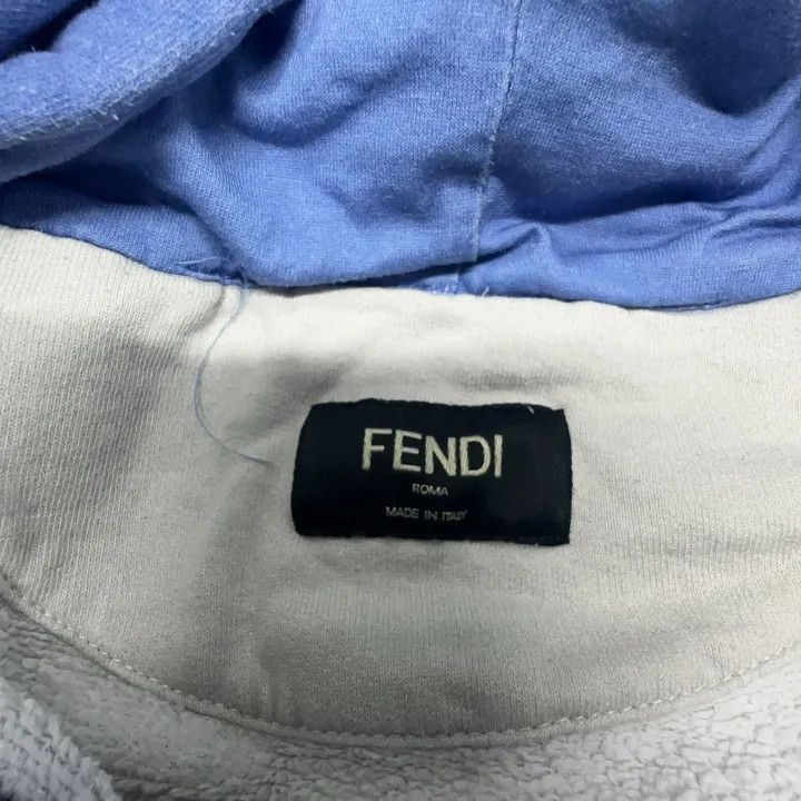 Fendi Fendi Color Block Hooded Sweatshirt -2507 Size US XXL / EU 58 / 5 - 5 Thumbnail