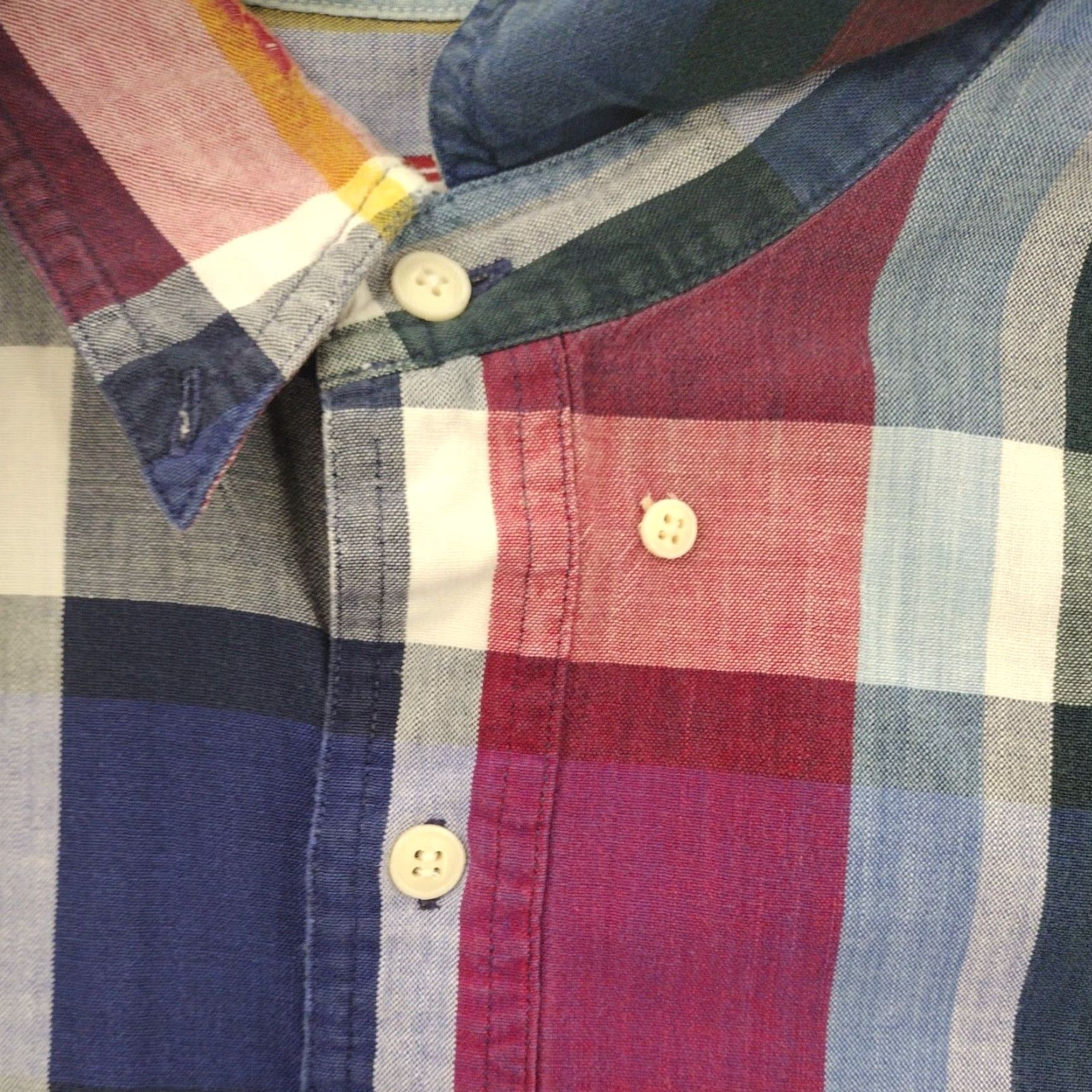 Chaps VINTAGE Chaps Ralph Lauren Shirt Mens XL Plaid Long Sleeve Button-Up 90s Logo Retro Cro Crest Size US XL / EU 56 / 4 - 5 Thumbnail