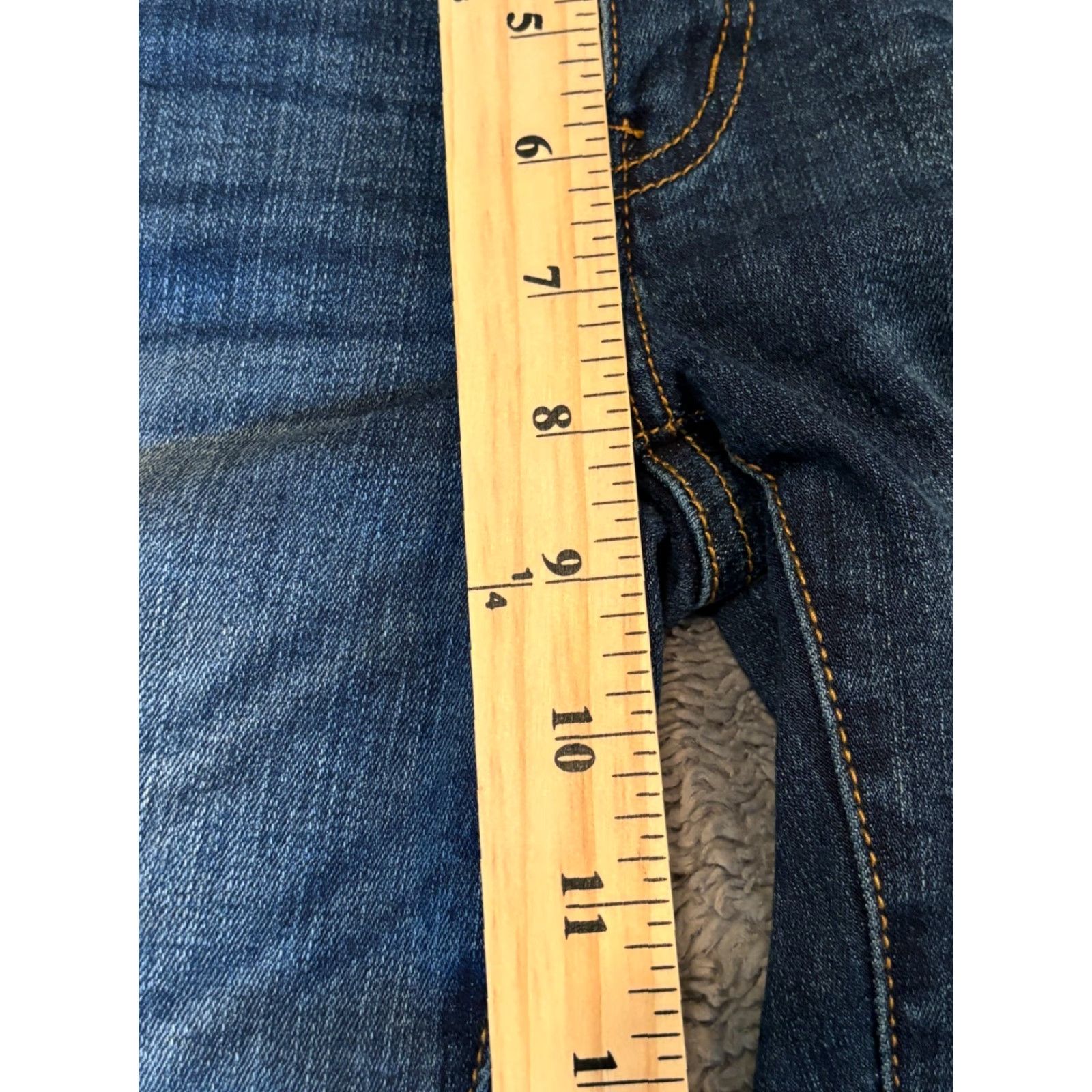 Vintage VINTAGE KanCan Jeans Womens 24/1 Blue Skinny Mid Rise Denim Stretch Frayed Hem Jeans Womens Slim Skinny Jeans 25 Blue Size 42" / US 20 - 6 Thumbnail