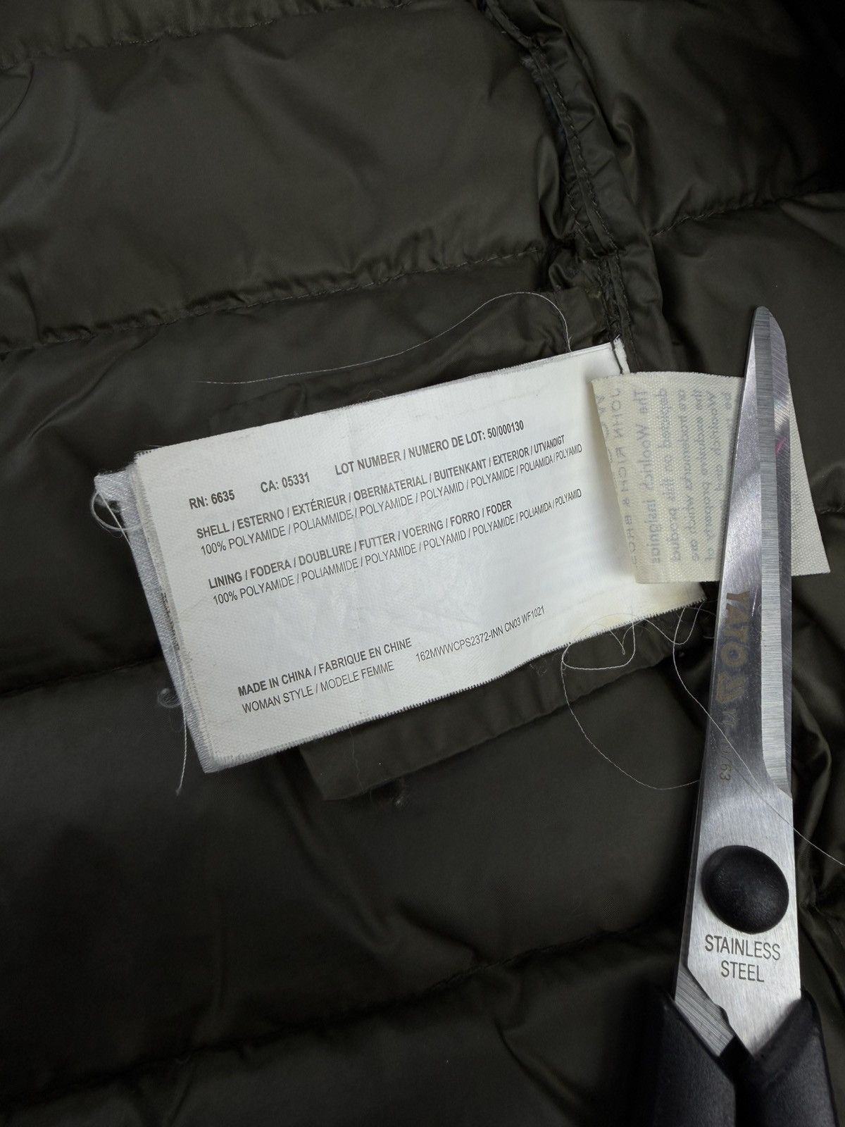 Woolrich Woolen Mills Women’s Woolrich Ramar Cloth Hooded Parka Jacket Olive M Size M / US 6-8 / IT 42-44 - 15 Thumbnail