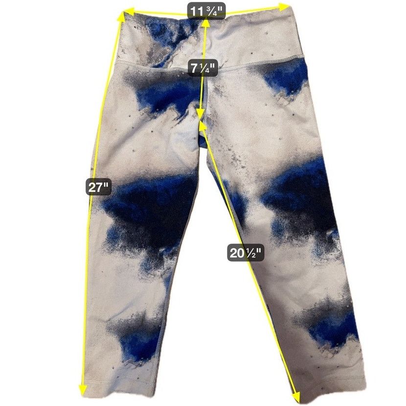 Lululemon Lululemon Wunder Under Crop Leggings 4 Tie Dye Yoga Pants Size 27" / US 4 / IT 40 - 5 Thumbnail