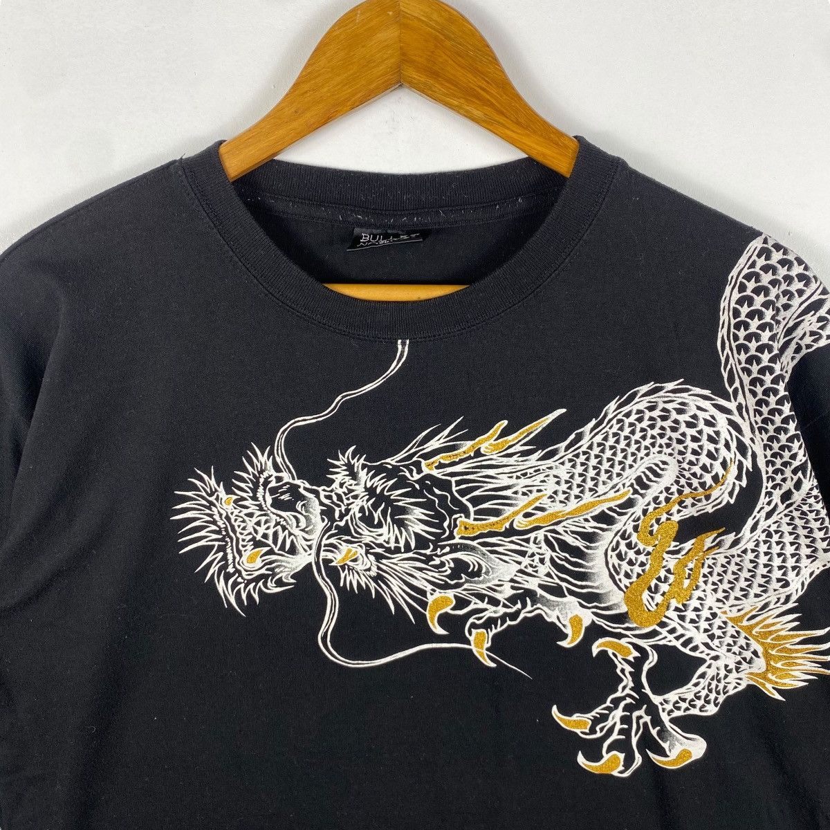 Japanese Brand Japanese Brand BULLET NOISE Sukajan Dragons Graphic Tee Size US XL / EU 56 / 4 - 5 Thumbnail