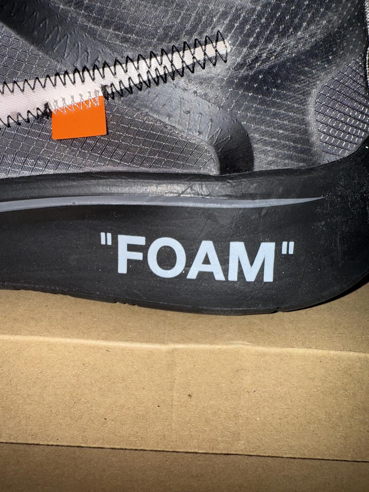 Nike Nike Zoom Fly Off-White Black Silver Size US 15 / EU 48 - 5 Thumbnail