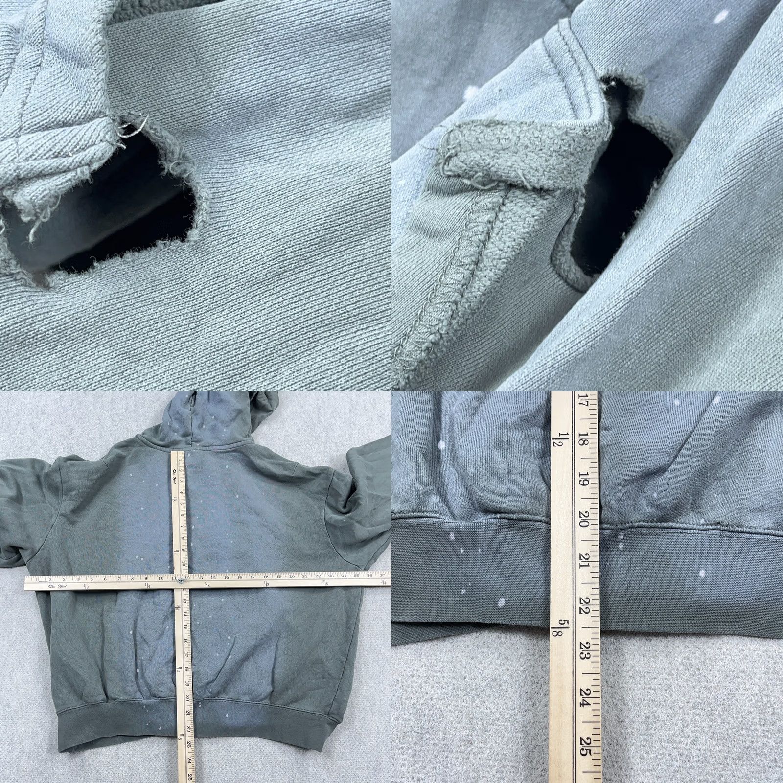 YoungLA Youngla Hoodie Adult Medium Gray Men Sweatshirt Retro Distressed Grunge Worn Size US M / EU 48-50 / 2 - 10 Thumbnail