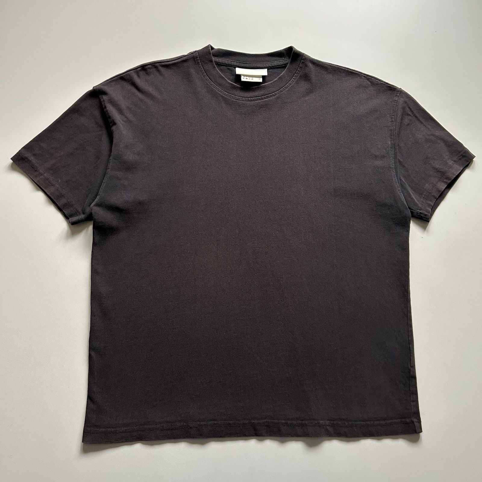 Vintage Sun Faded Black Blank Shirt Medium Relaxed Y2K Rare