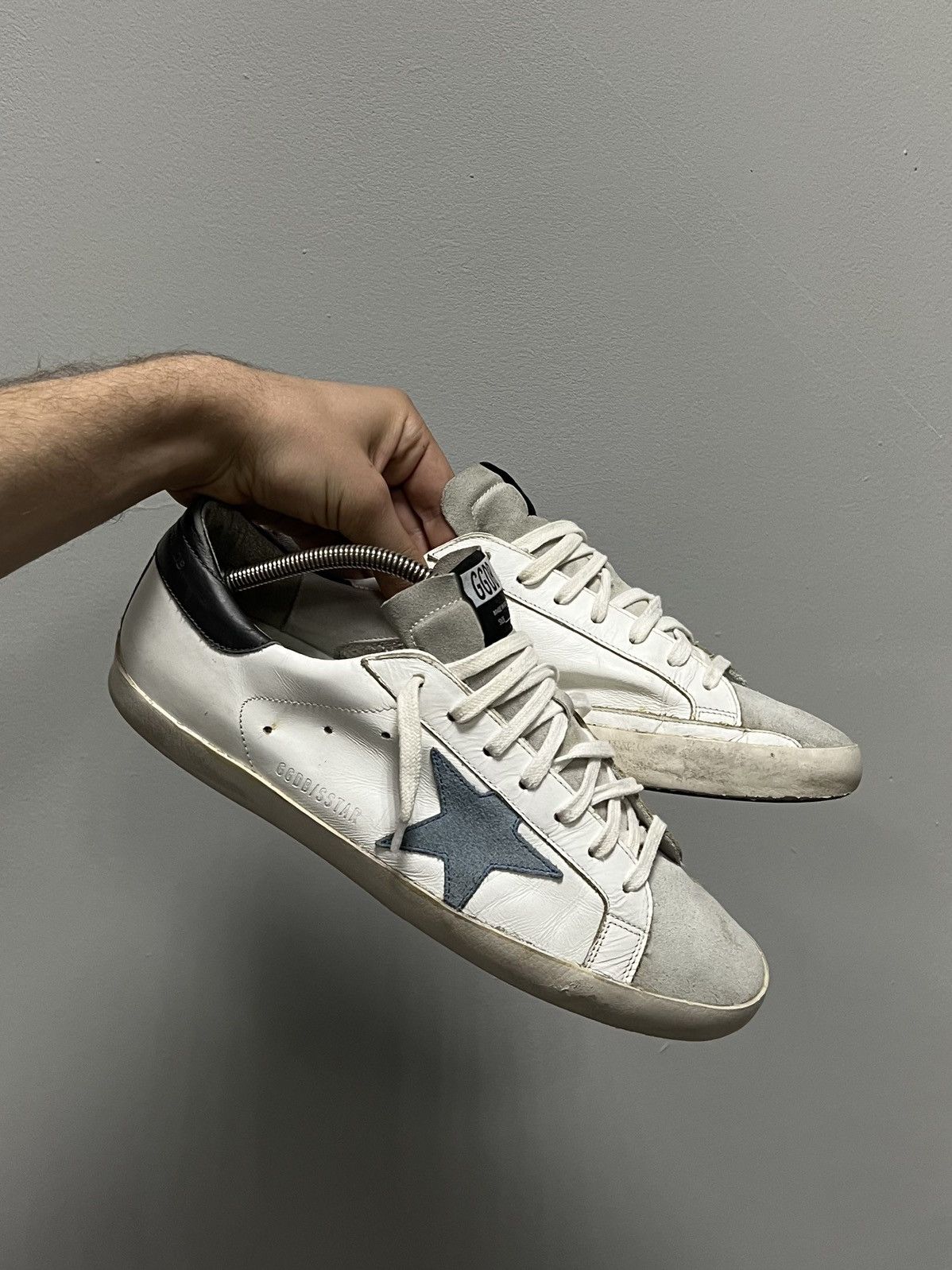 Golden Goose Golden Goose Men s Superstar White Black Sneakers Size 42 Grailed