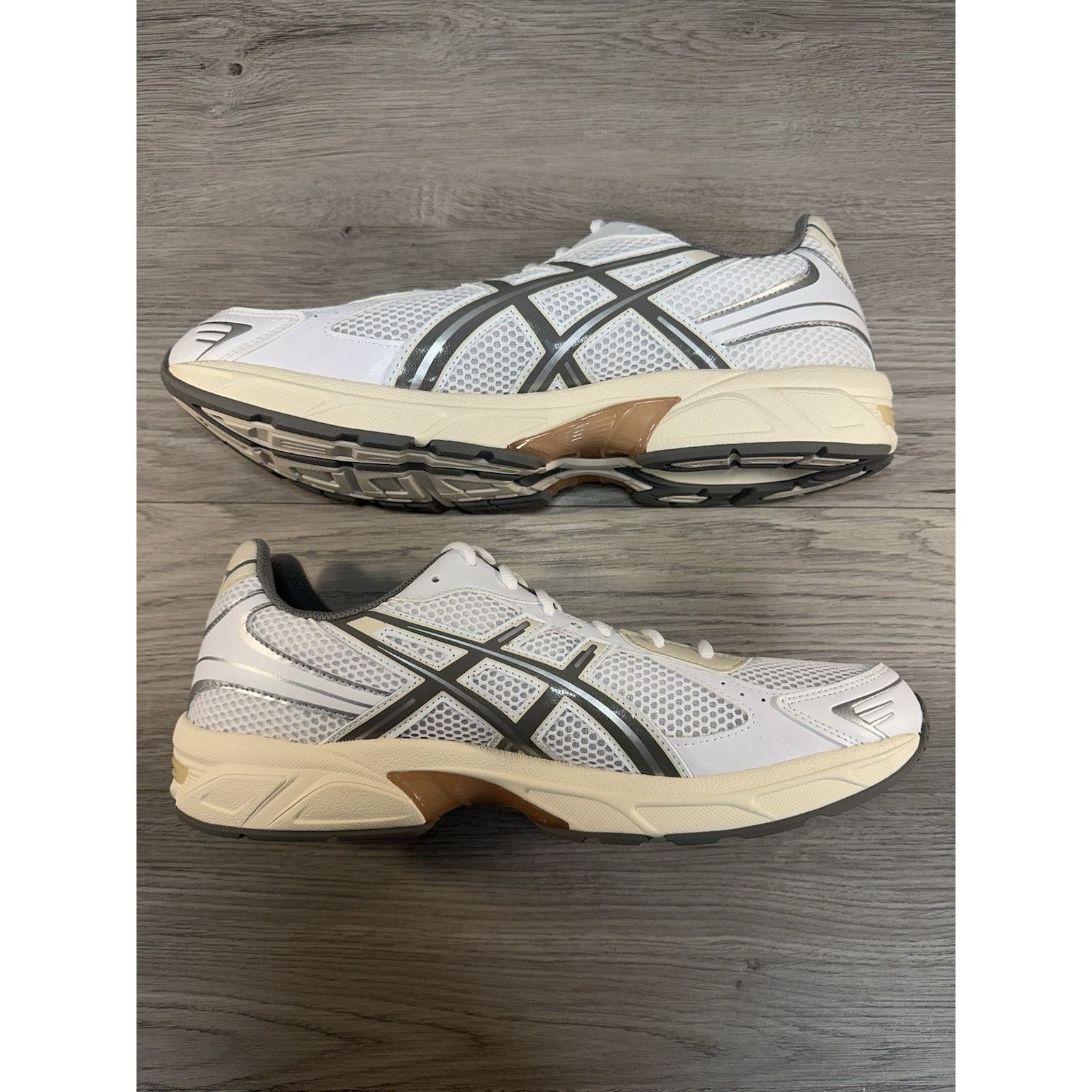 Asics Asics Gel 1130 White Clay Grey - Size 14 (Damaged Box) Size US 14 / EU 47 - 3 Thumbnail